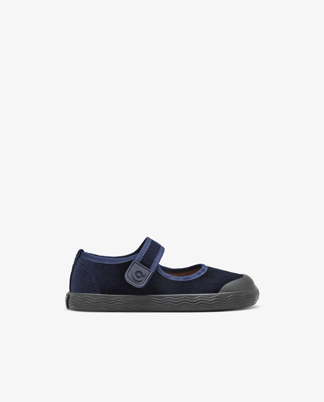 Merceditas de niña barefoot con cierre adherente - Conguitos - Azul Azul-1