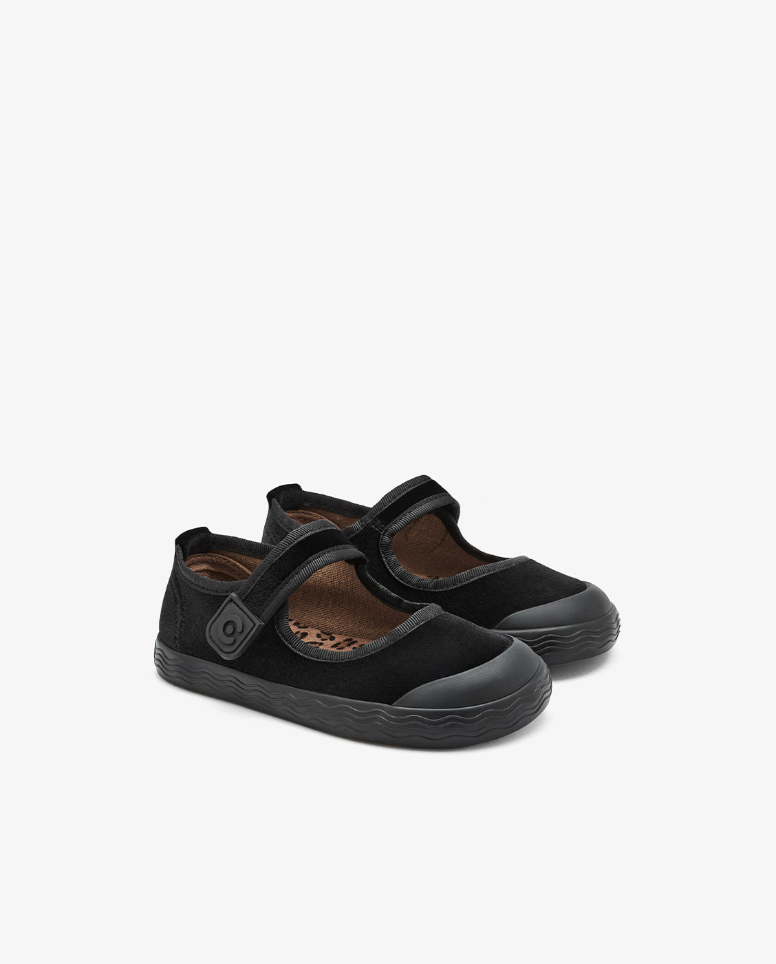 Merceditas de niña barefoot con cierre adherente - Conguitos - Negro Negro-2