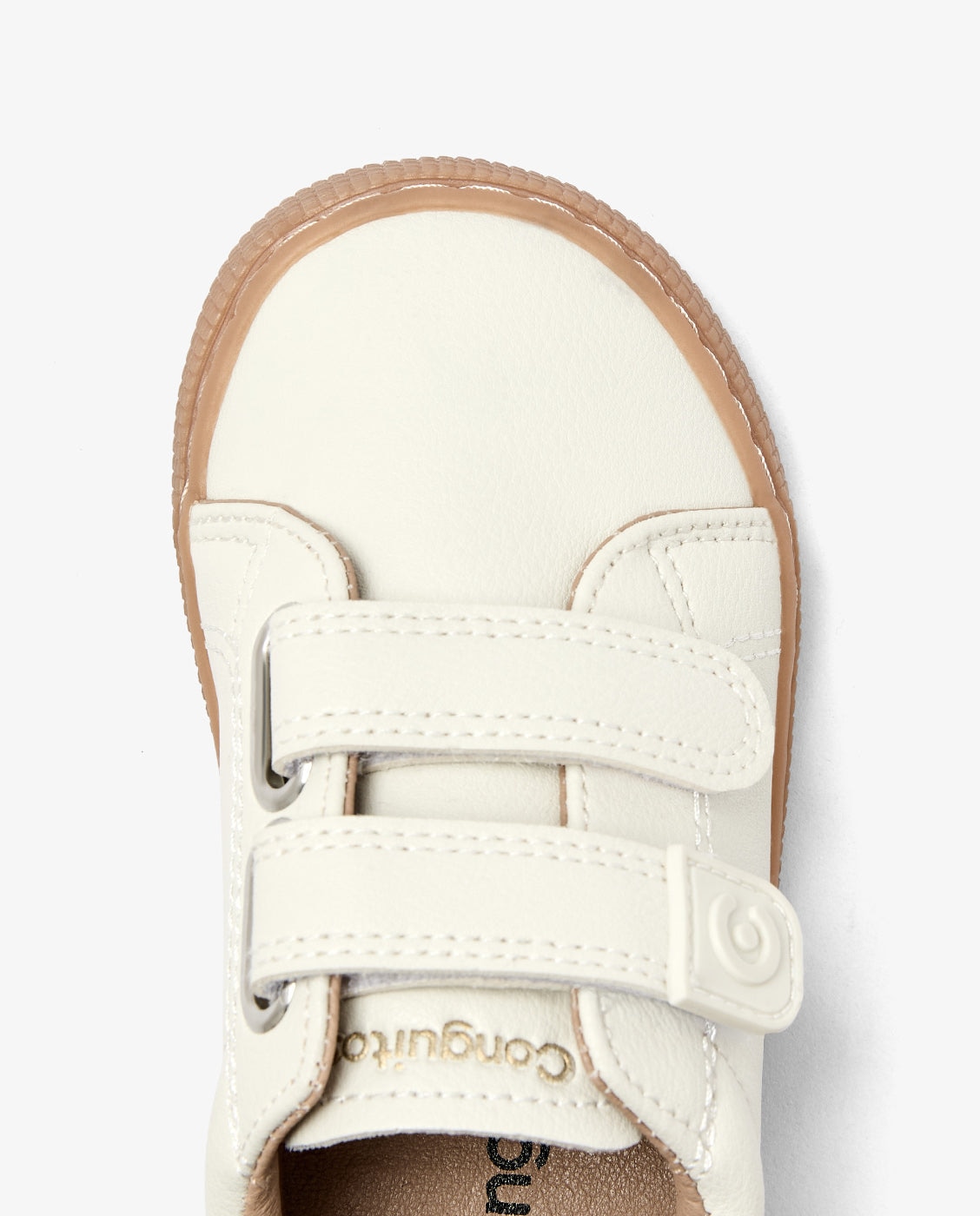 Zapatillas de niña con diseño barefoot y cierre adherente - Conguitos - Beige Beige-4