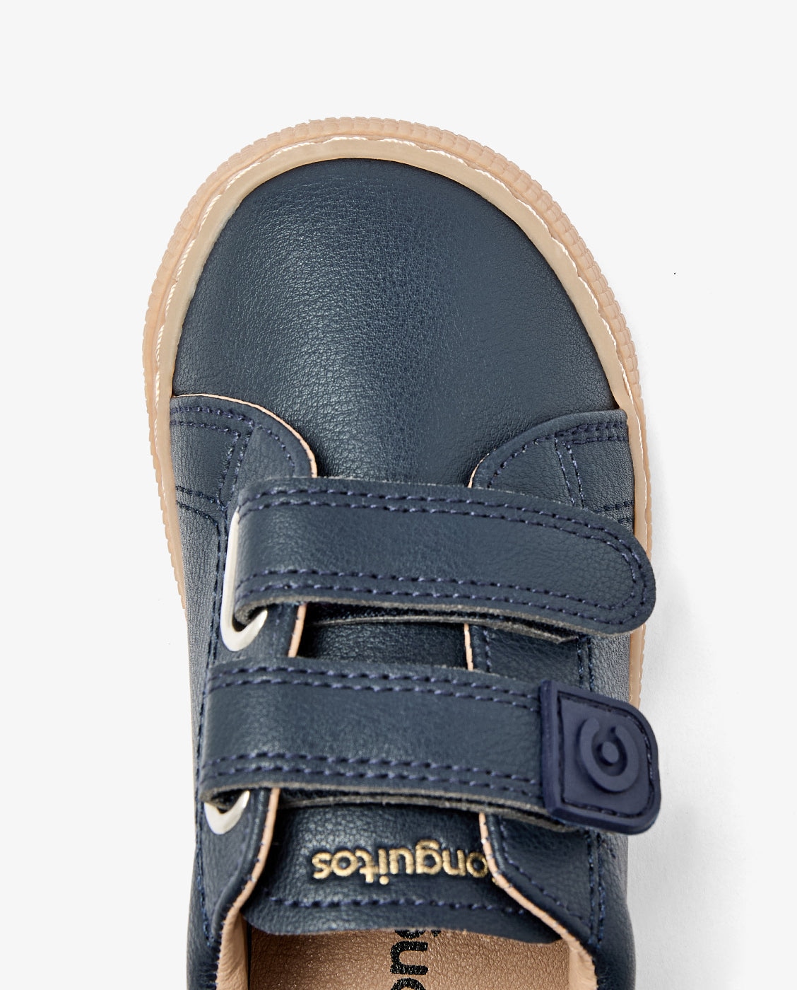 Merceditas de niña con diseño barefoot y cierre adherente - Conguitos - Azul Azul-4