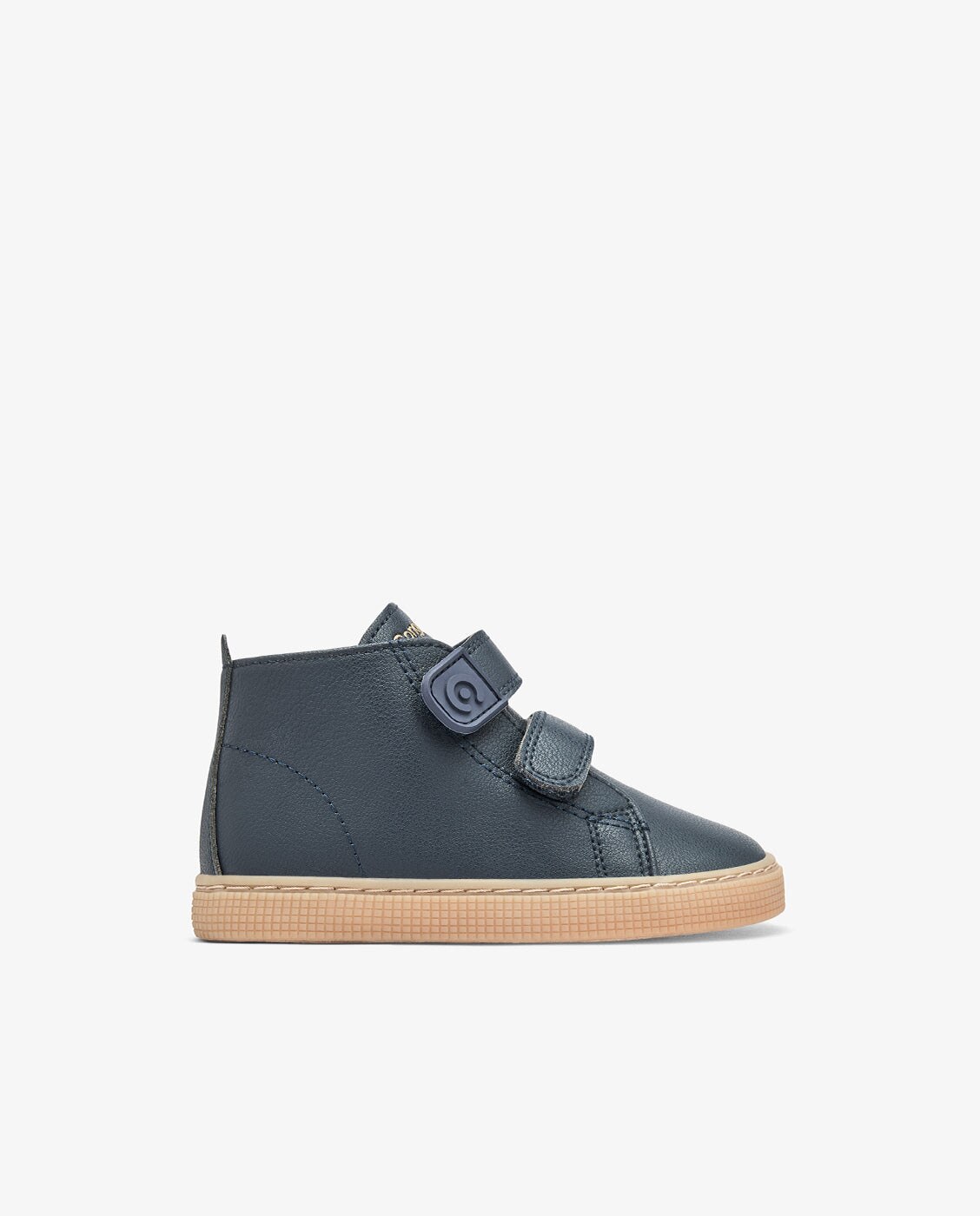 Zapatillas altas de niña con diseño barefoot y cierre adherente - Conguitos - Azul Azul-1
