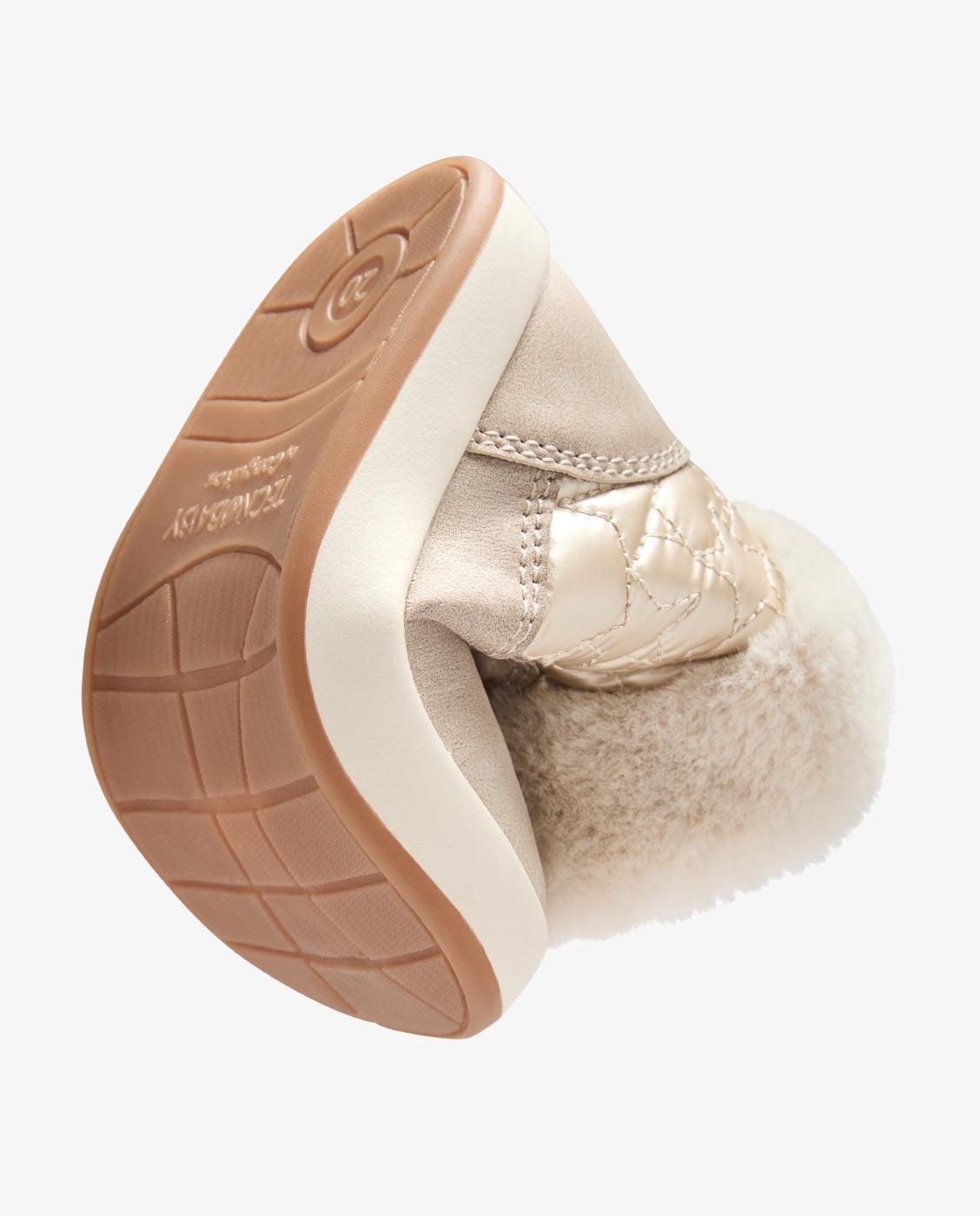 Botas de bebés barefoot con estrellas y cierre adherente tecnobaby - Conguitos - Beige Beige-3
