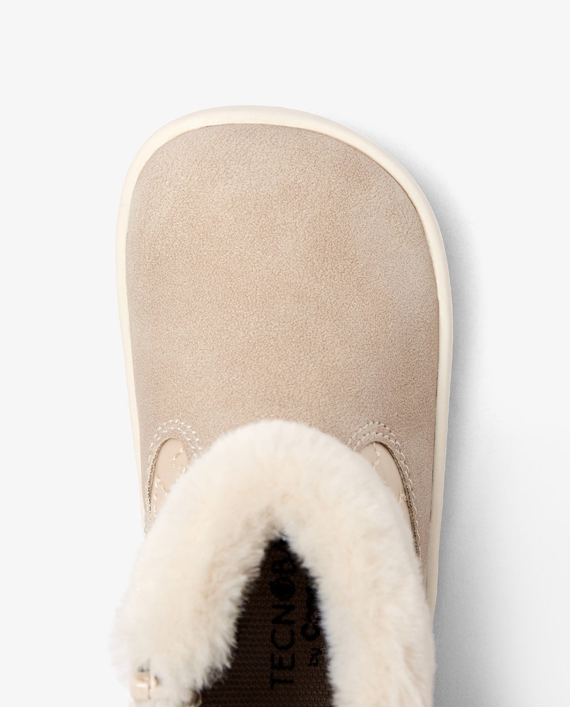 Botas de bebés barefoot con estrellas y cierre adherente tecnobaby - Conguitos - Beige Beige-4