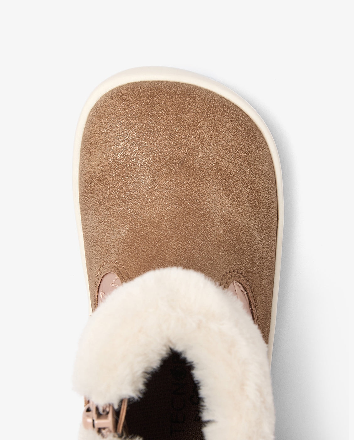 Botas de bebés barefoot con estrellas y cierre adherente tecnobaby - Conguitos - Marrón claro Marrón claro-4