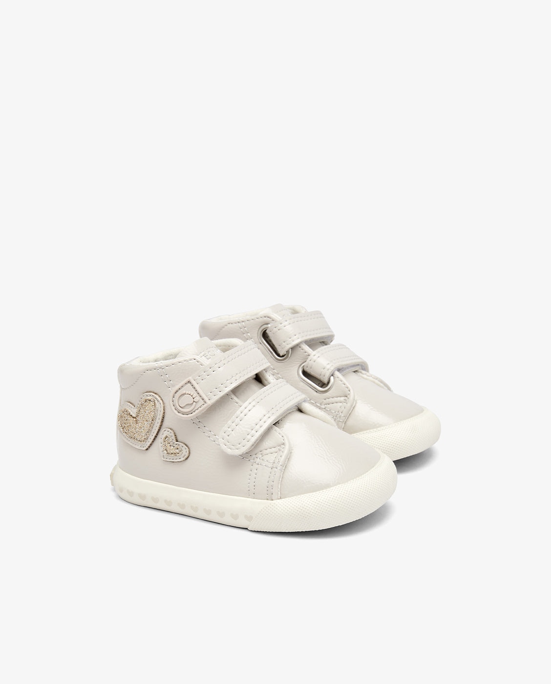 Zapatillas deportivas de bebés de caña alta barefoot tecnobaby - Conguitos - Beige Beige-2