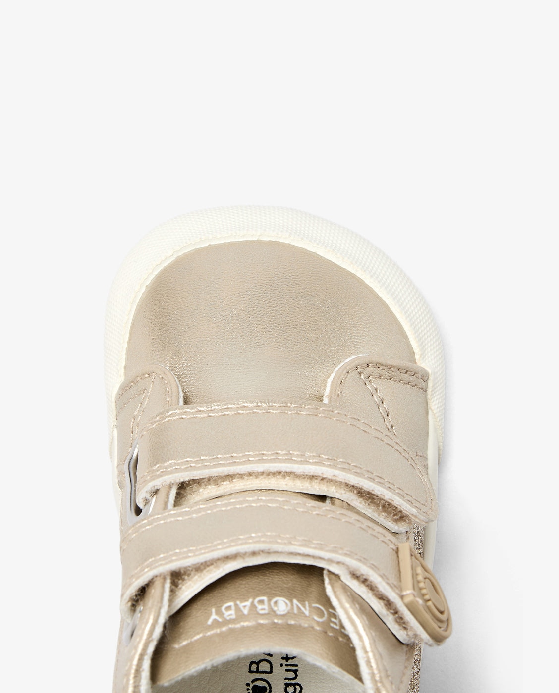 Imagen 4 de Zapatillas deportivas de bebés metalizadas de caña alta tecnobaby - Conguitos - Oro Oro