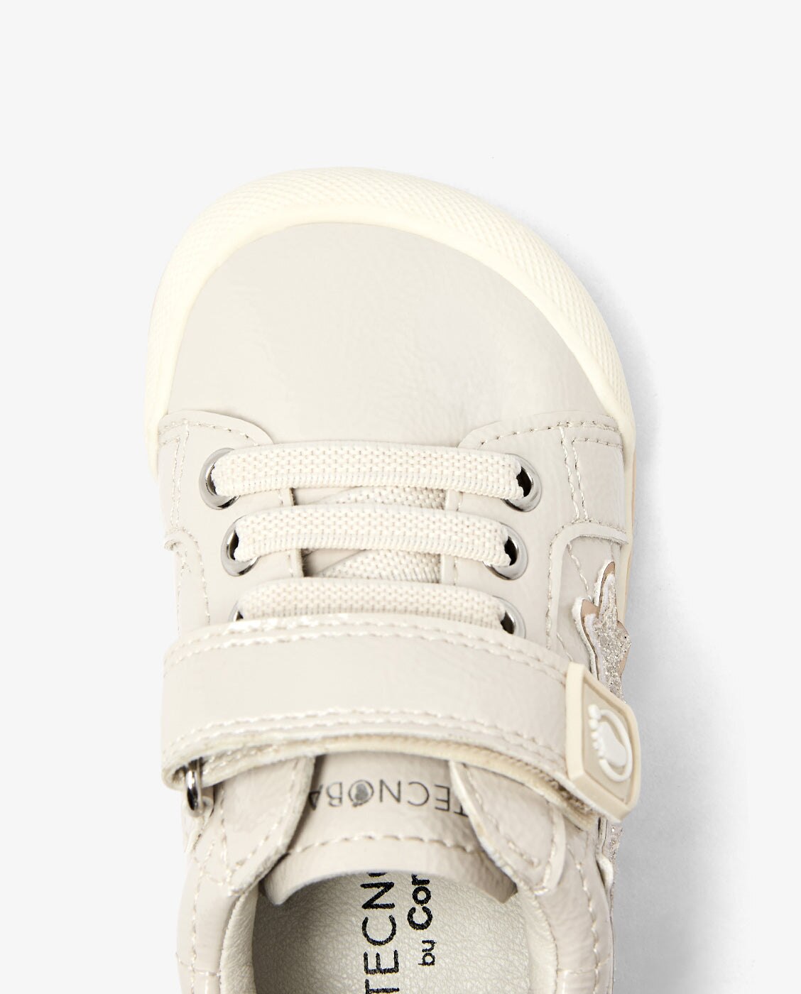 Imagen 4 de Zapatillas deportivas de bebés con estrellas con cierre adherente tecnobaby - Conguitos - Beige Beige