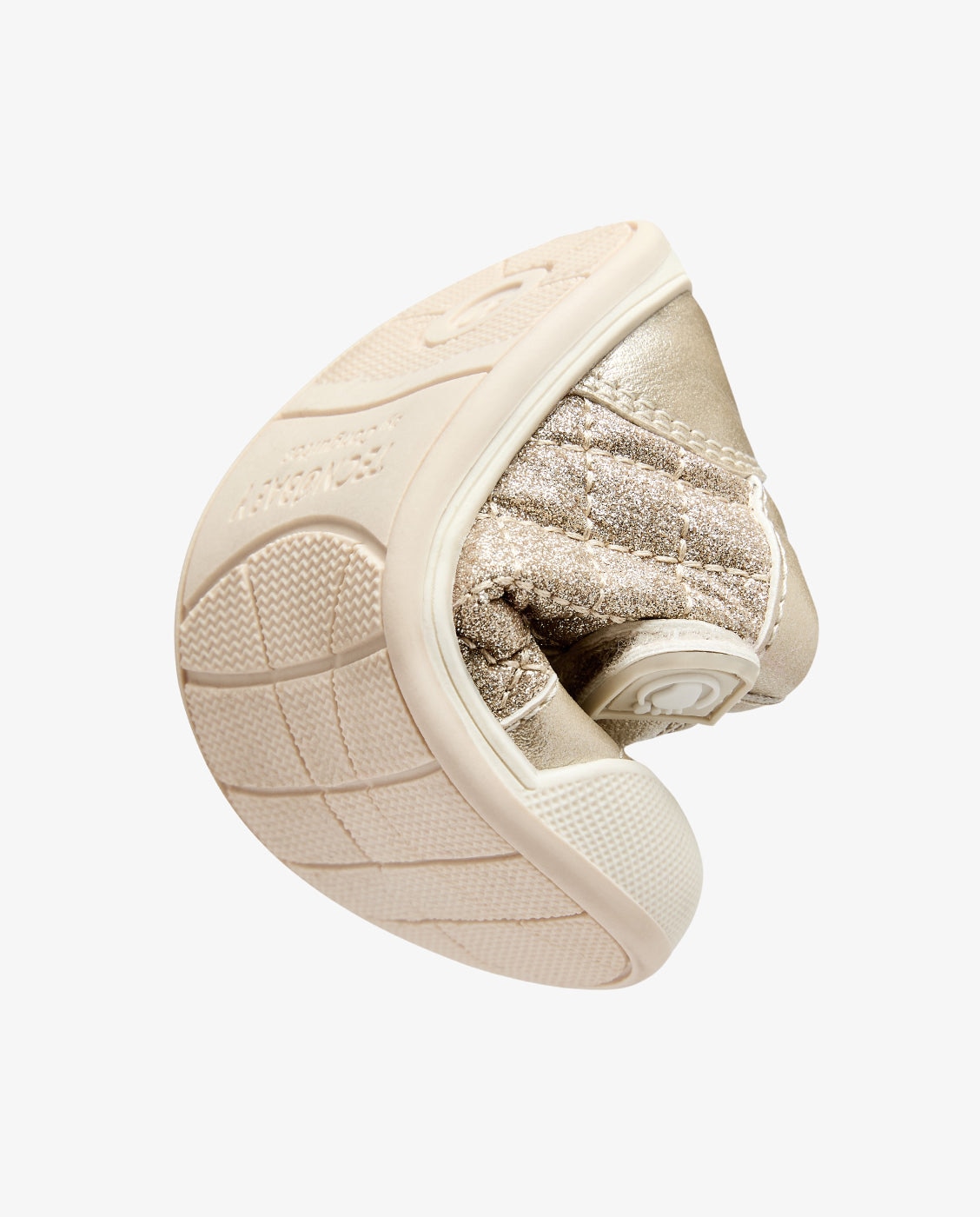 Zapatillas deportivas de bebés con destellos metalizados barefoot tecnobaby - Conguitos - Oro Oro-3