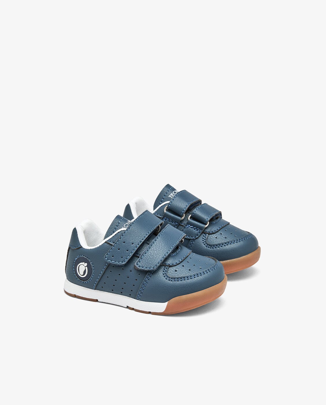 Zapatillas deportivas de bebés con cierre adherente barefoot tecnobaby - Conguitos - Azul marino Azul marino-2
