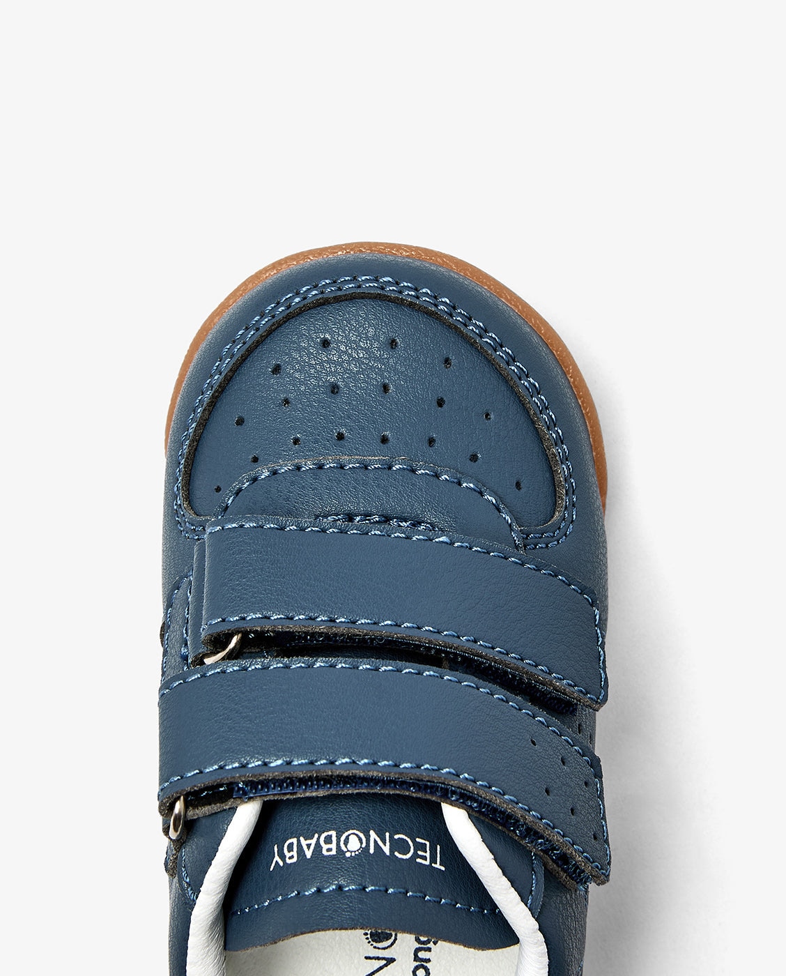 Zapatillas deportivas de bebés con cierre adherente barefoot tecnobaby - Conguitos - Azul marino Azul marino-4