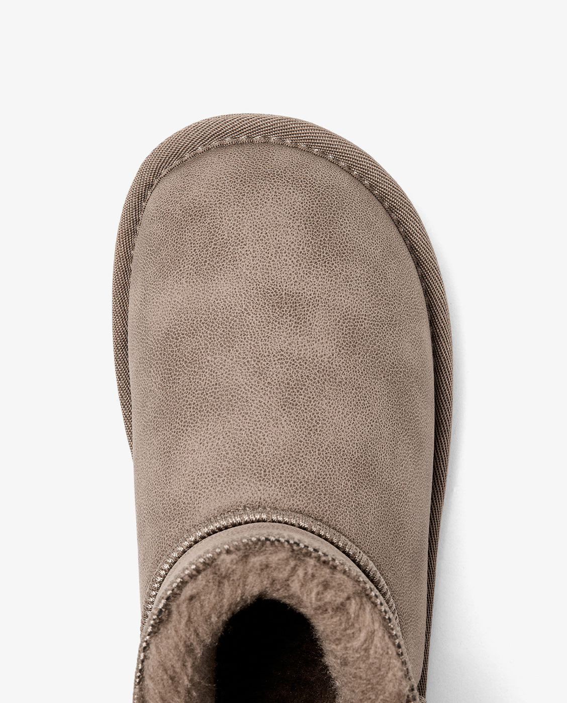 Botas de niña estilo australiana de corte bajo barefoot con forro de pelo b&w - Conguitos - Marrón Marrón-4