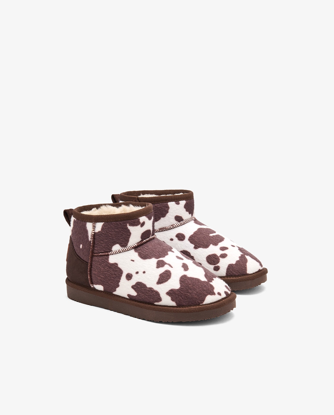 Imagen 2 de Botas de niña estilo australiana de corte bajo estampada animal con forro de pelo b&w - Conguitos - Multicolor Multicolor