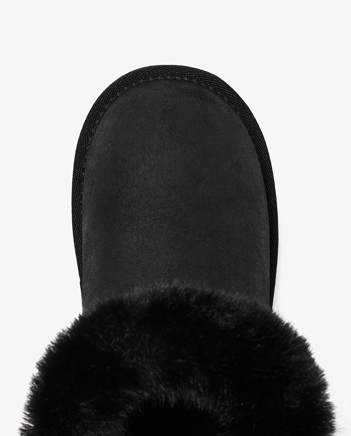 Imagen 3 de Botas de niña estilo australiana de corte bajo con lazo y forro de pelo b&w - Conguitos - Negro Negro