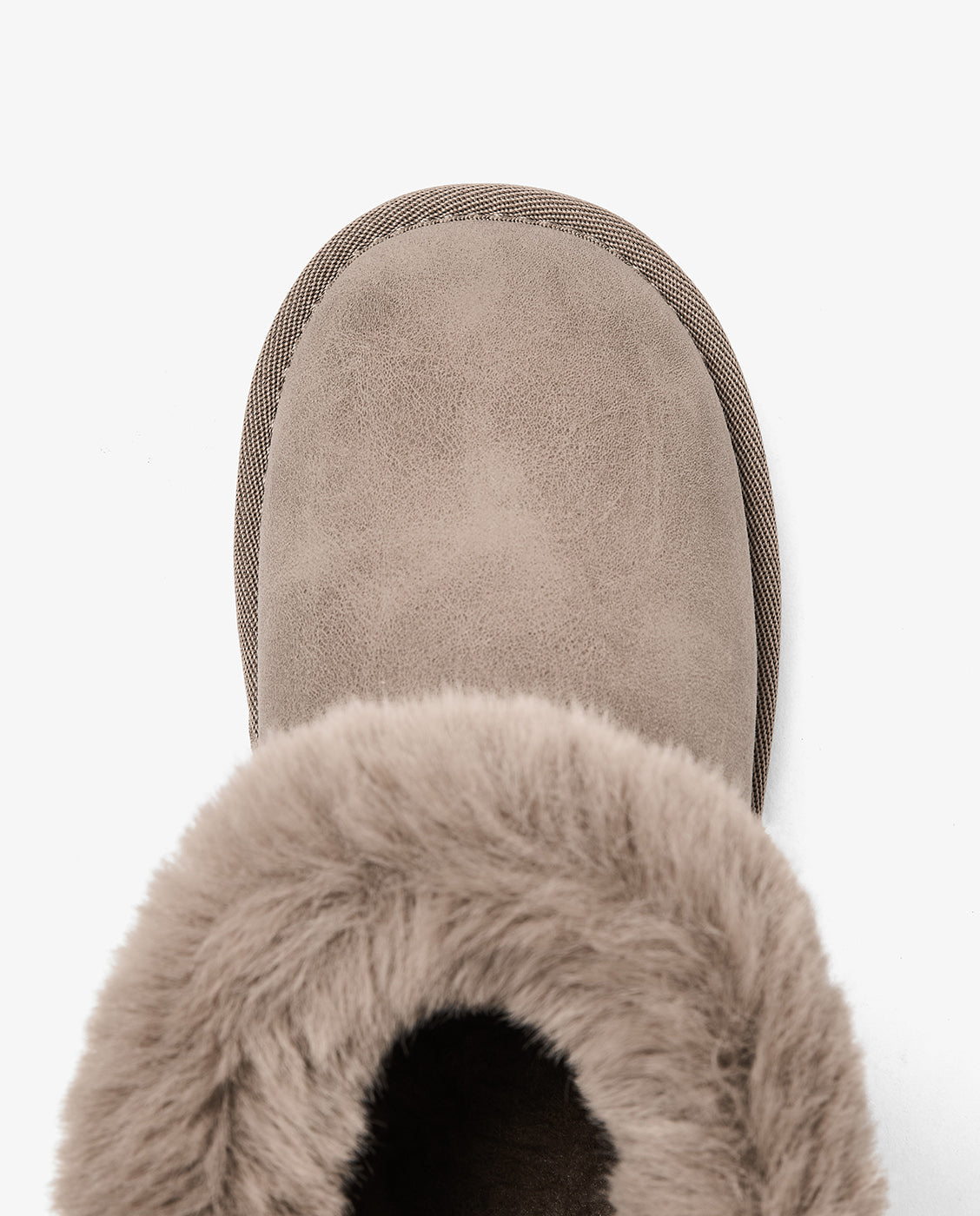 Imagen 3 de Botas de niña estilo australiana de corte bajo con lazo y forro de pelo b&w - Conguitos - Topo Topo