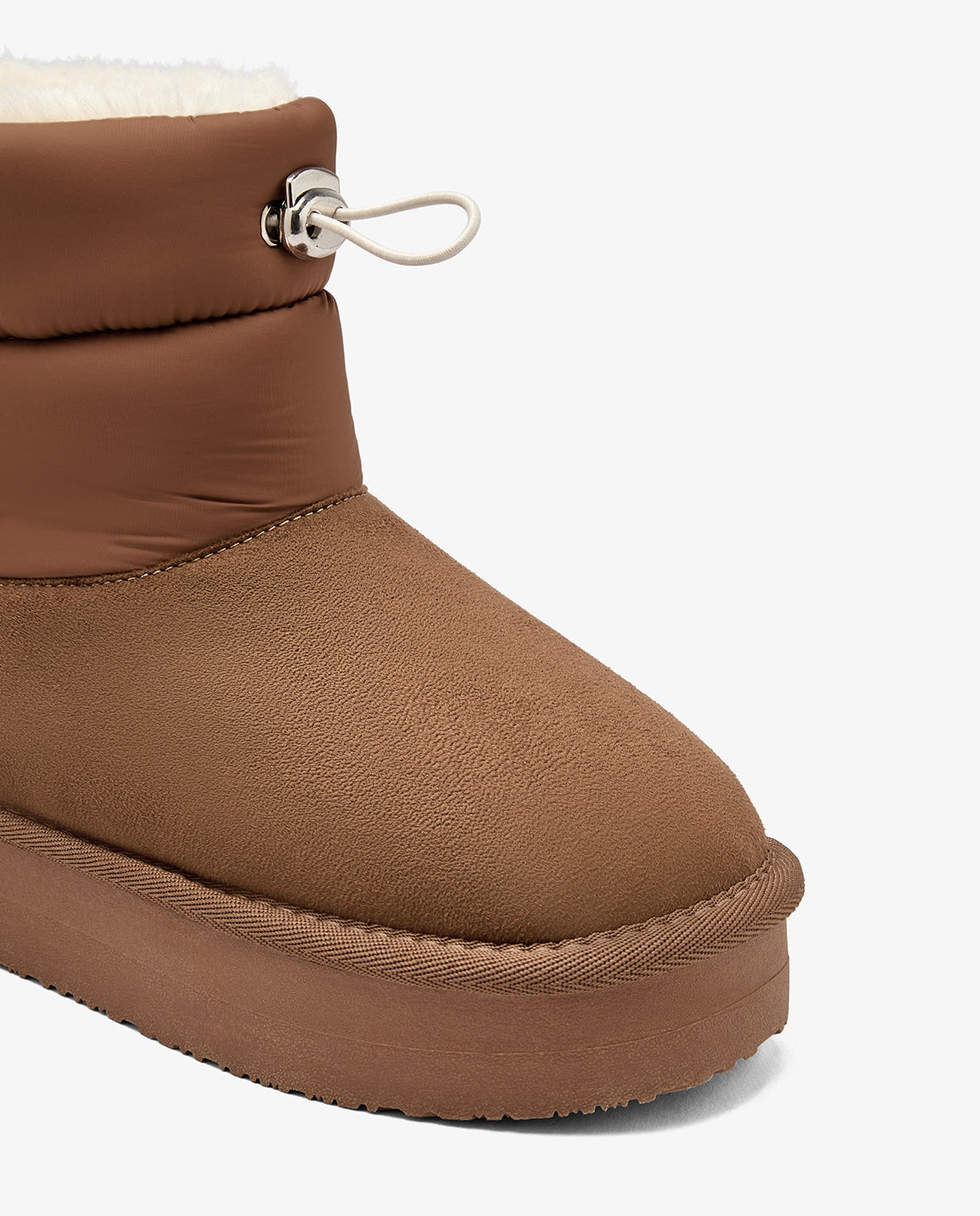Imagen 4 de Botas australianas de niña con cordón y forro de pelo b&w - Conguitos - Marrón claro Marrón claro