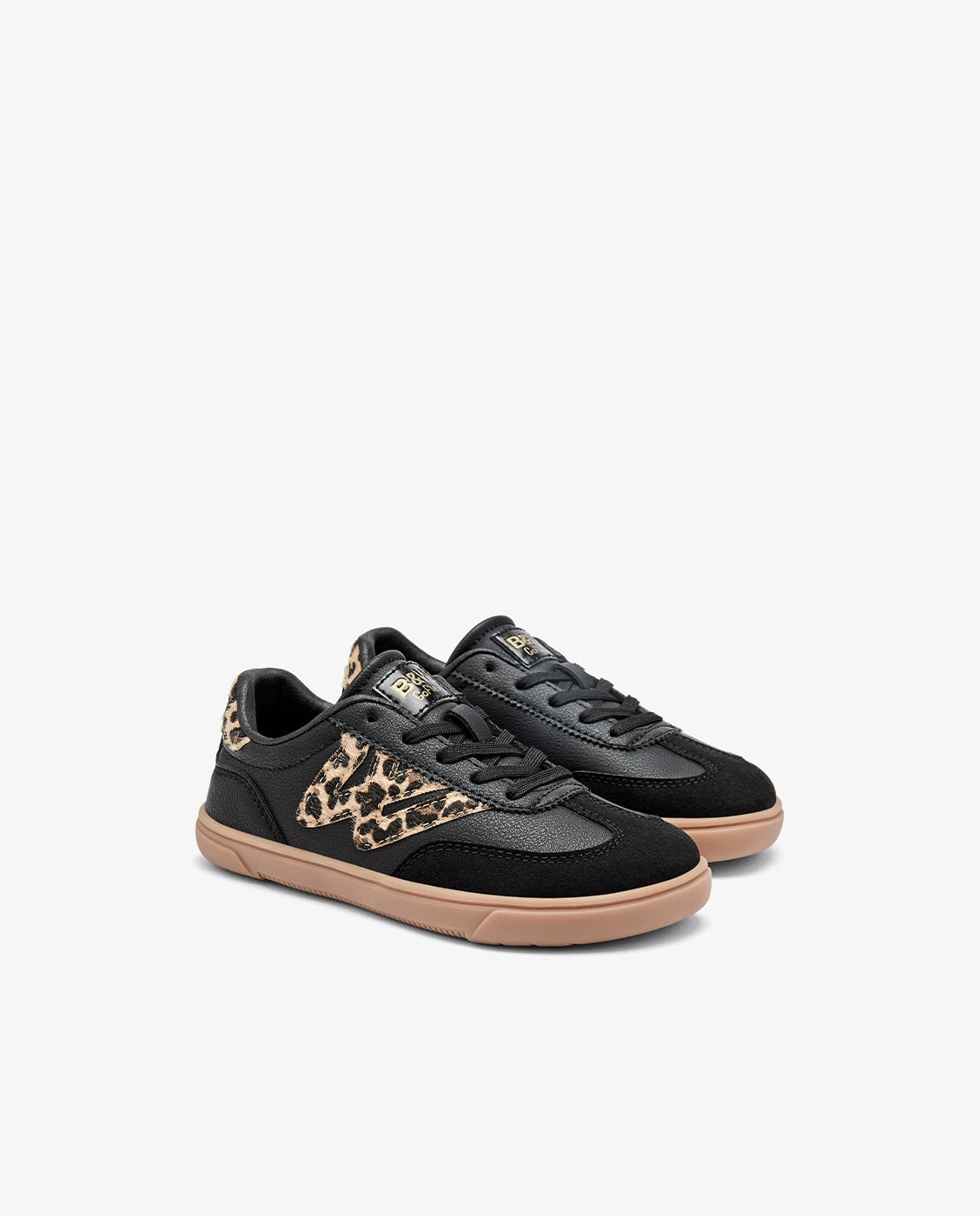 Zapatillas deportivas de niña con cordones barefoot b&w - Conguitos - Negro Negro-2