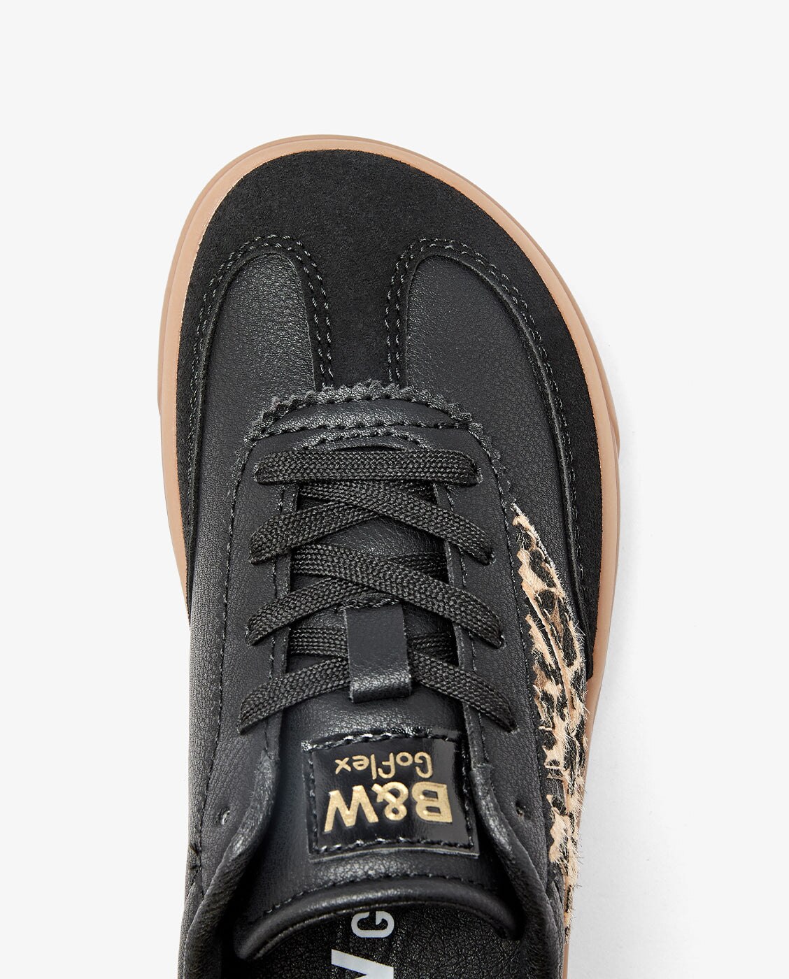 Zapatillas deportivas de niña con cordones barefoot b&w - Conguitos - Negro Negro-4