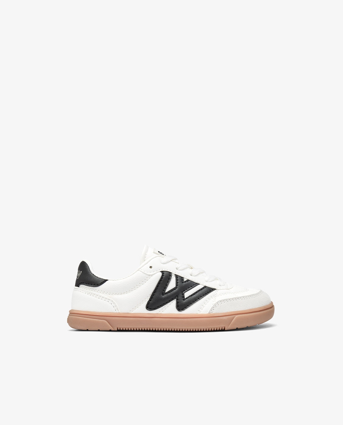 Zapatillas deportivas de niña metalizadas con cordones b&w