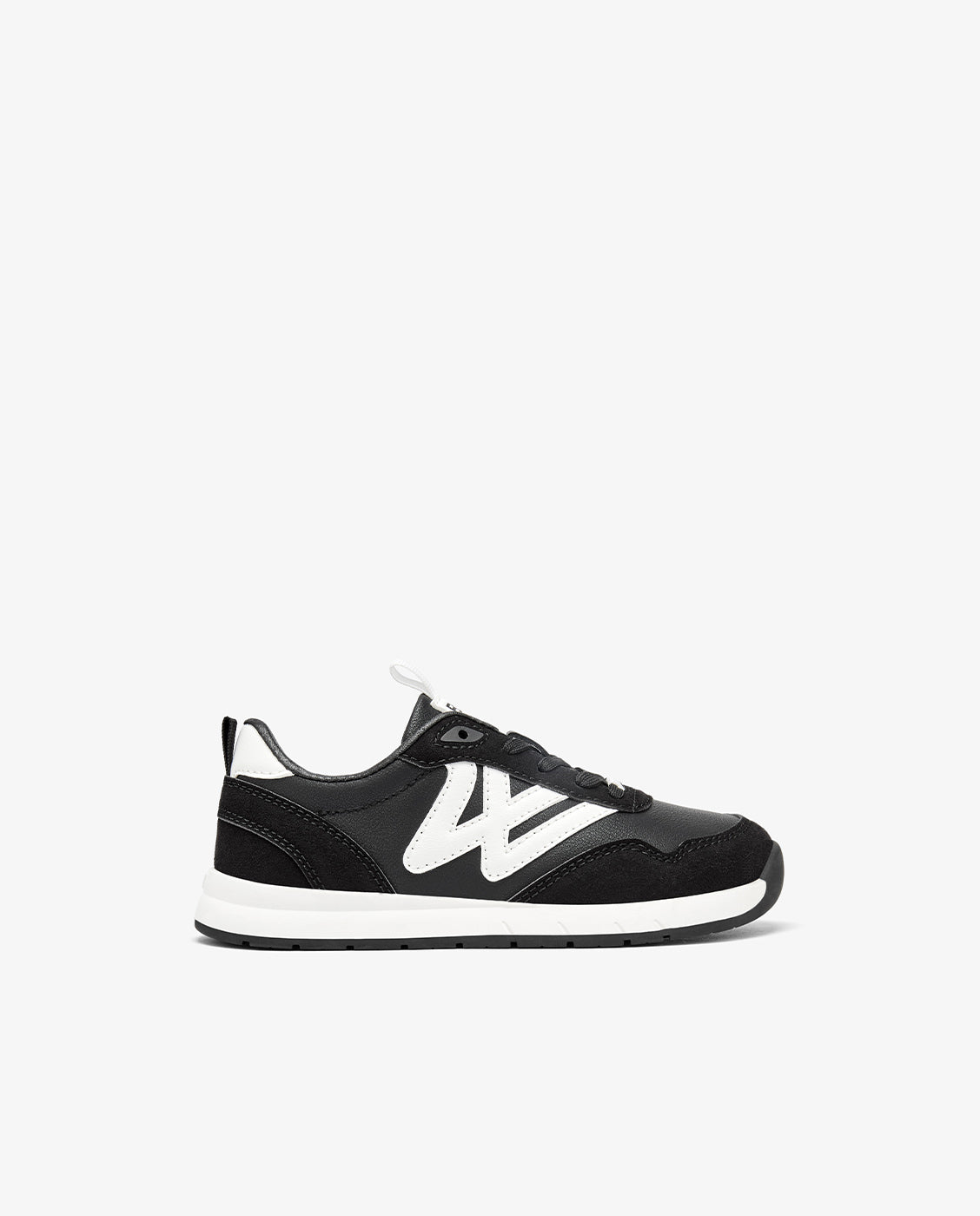 Zapatillas deportivas de niña con cordones barefoot certificadas b&w - Conguitos - Negro Negro-1