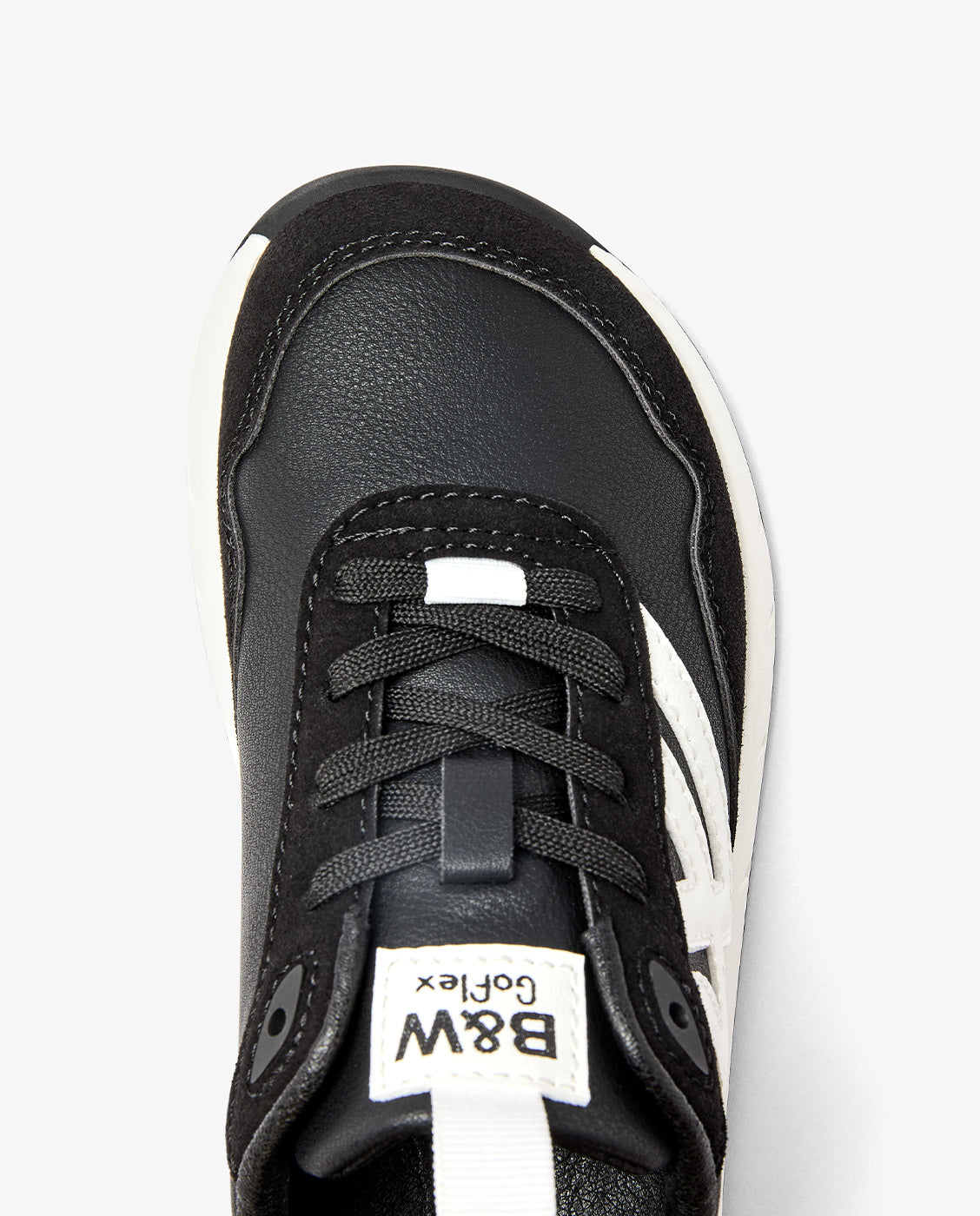 Zapatillas deportivas de niña con cordones barefoot certificadas b&w - Conguitos - Negro Negro-4