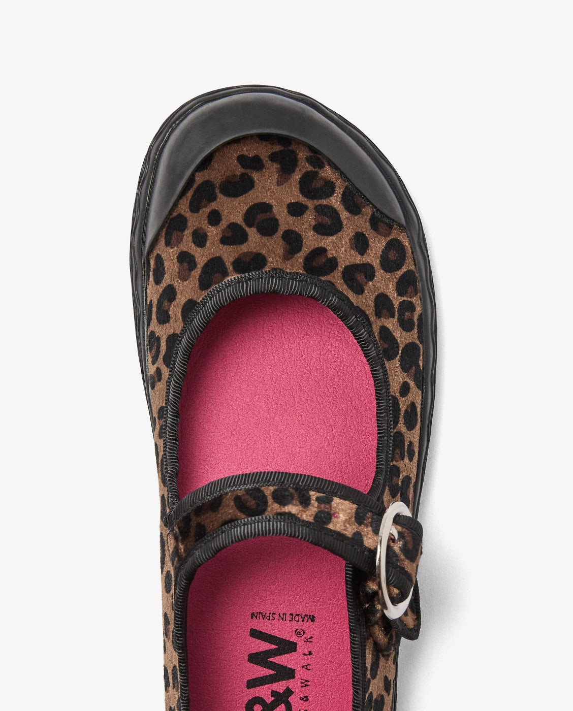 Imagen 4 de Merceditas de niña barefoot con hebilla b&w - Conguitos - Estampado Estampado
