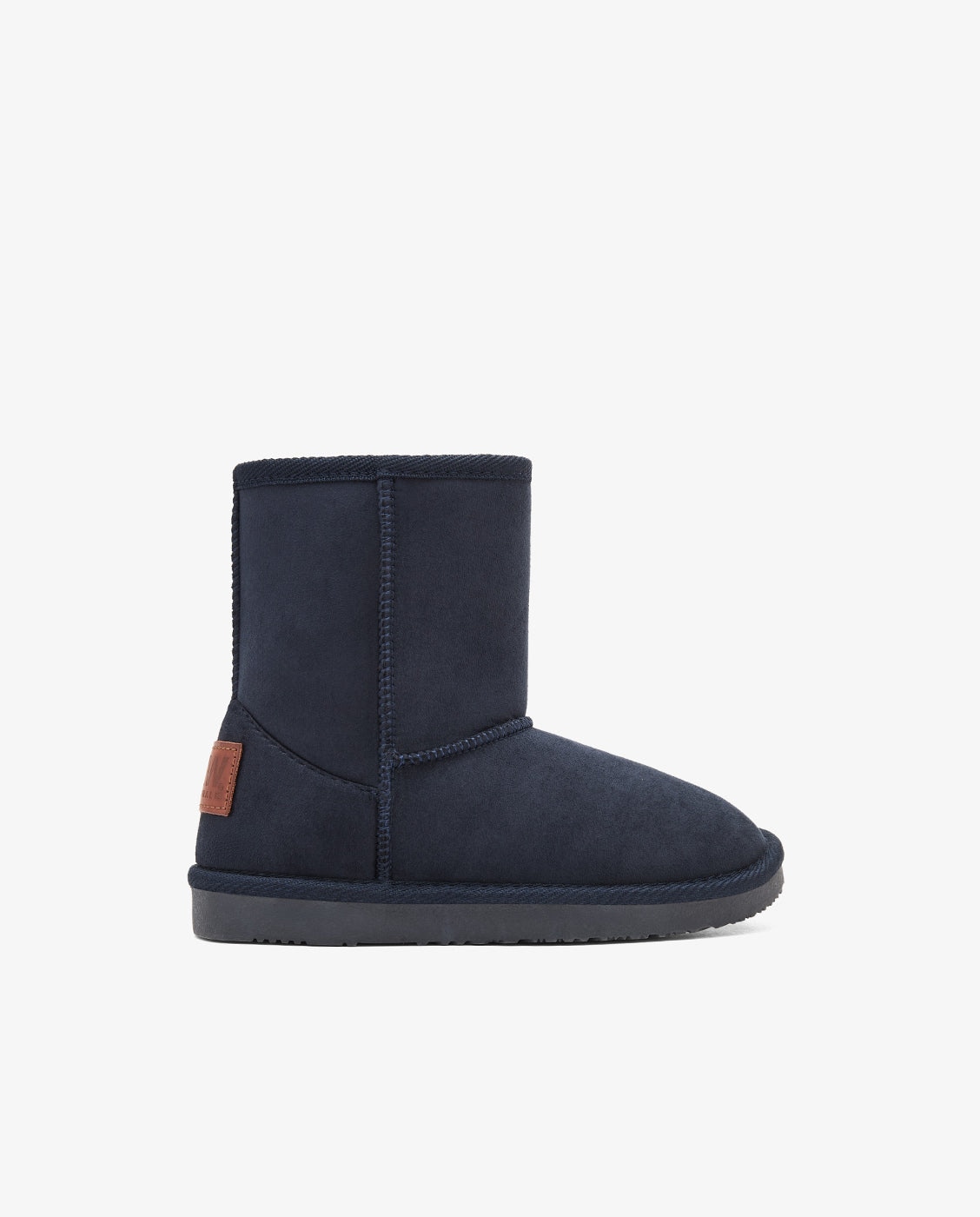Imagen 0 de Botas de niña estilo australiana de microfibra con forro de pelo b&w Marrón