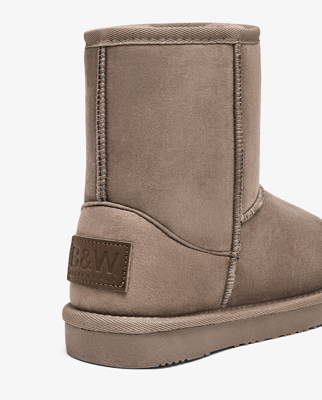 Imagen 4 de Botas de niña estilo australiana de microfibra con forro de pelo b&w - Conguitos - Topo Topo
