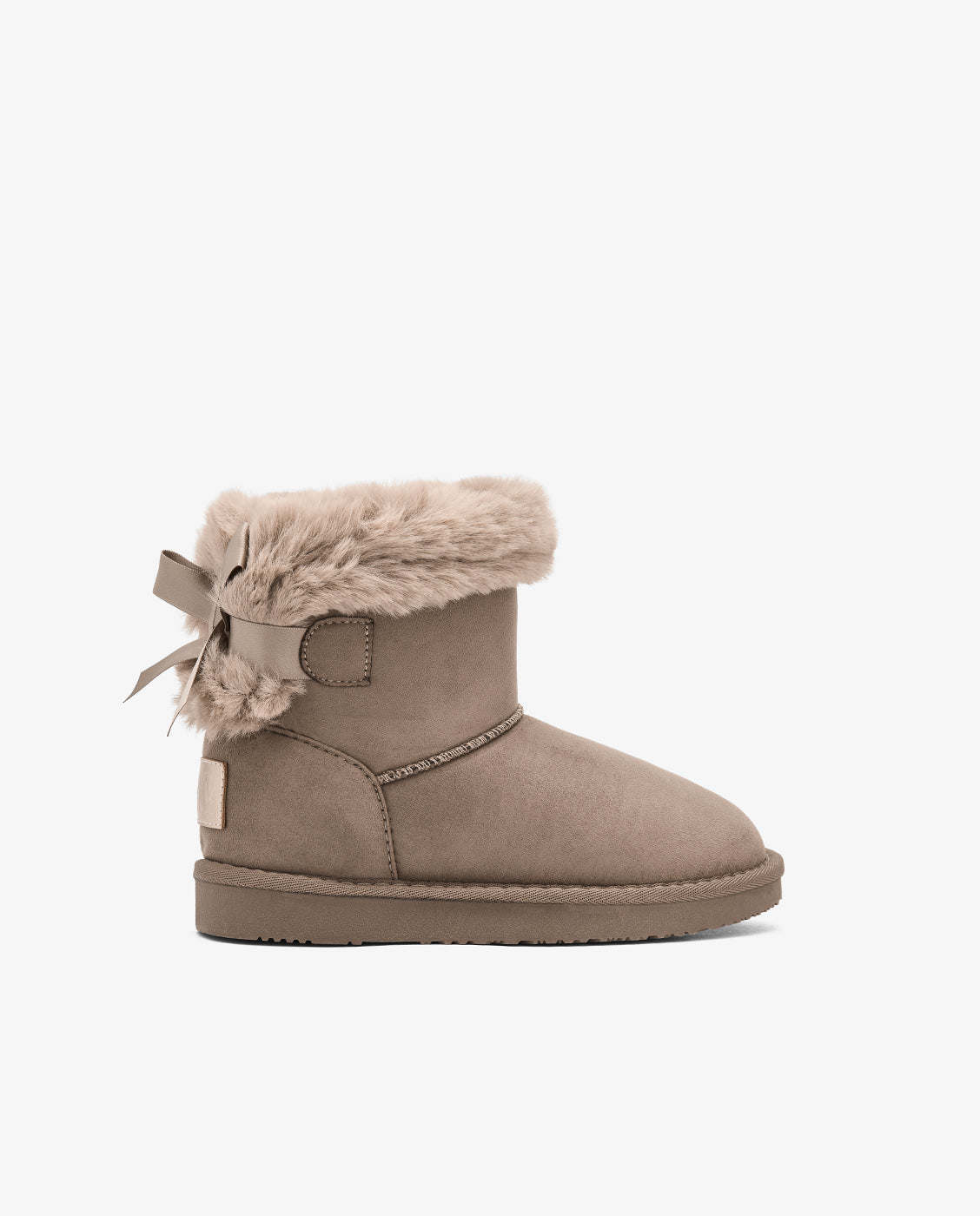 Imagen 1 de Botas de niña estilo australiana con lazo y forro de pelo b&w - Conguitos - Marrón Marrón