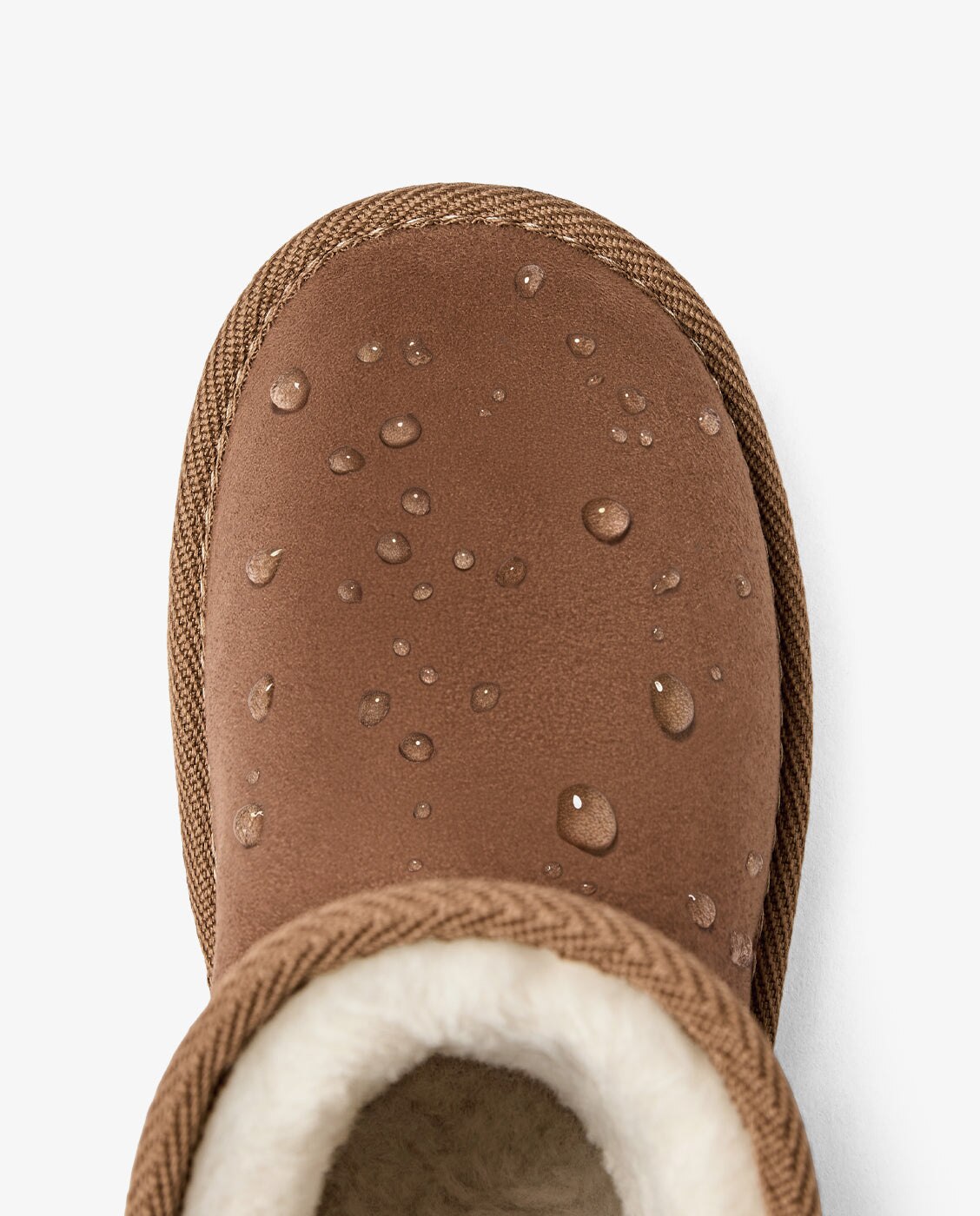 Imagen 3 de Botas australianas bajas de niña de microfibra con forro de pelo b&w - Conguitos - Marrón claro Marrón claro