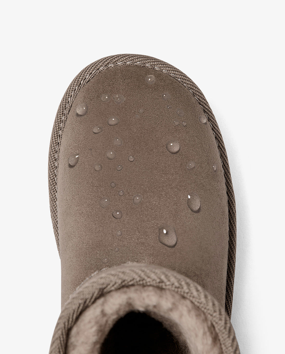 Imagen 3 de Botas australianas bajas de niña de microfibra con forro de pelo b&w - Conguitos - Topo Topo