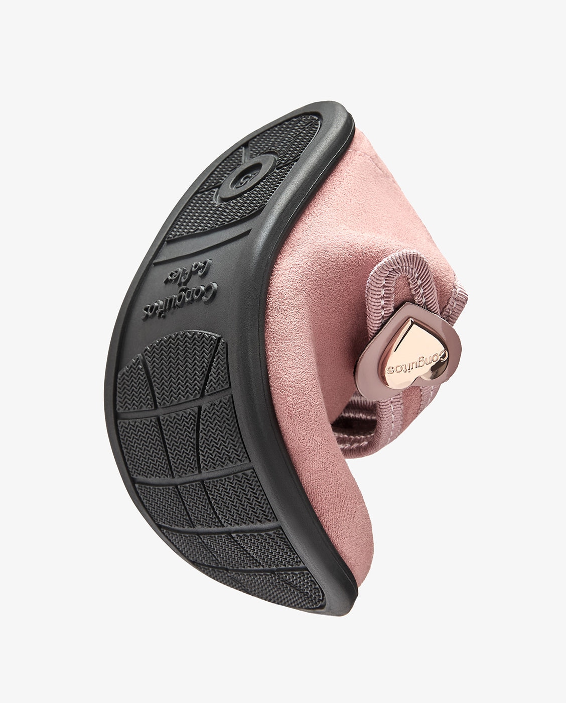 Imagen 3 de Merceditas Barefoot de niña con adorno corazón - Conguitos - Rosa Rosa