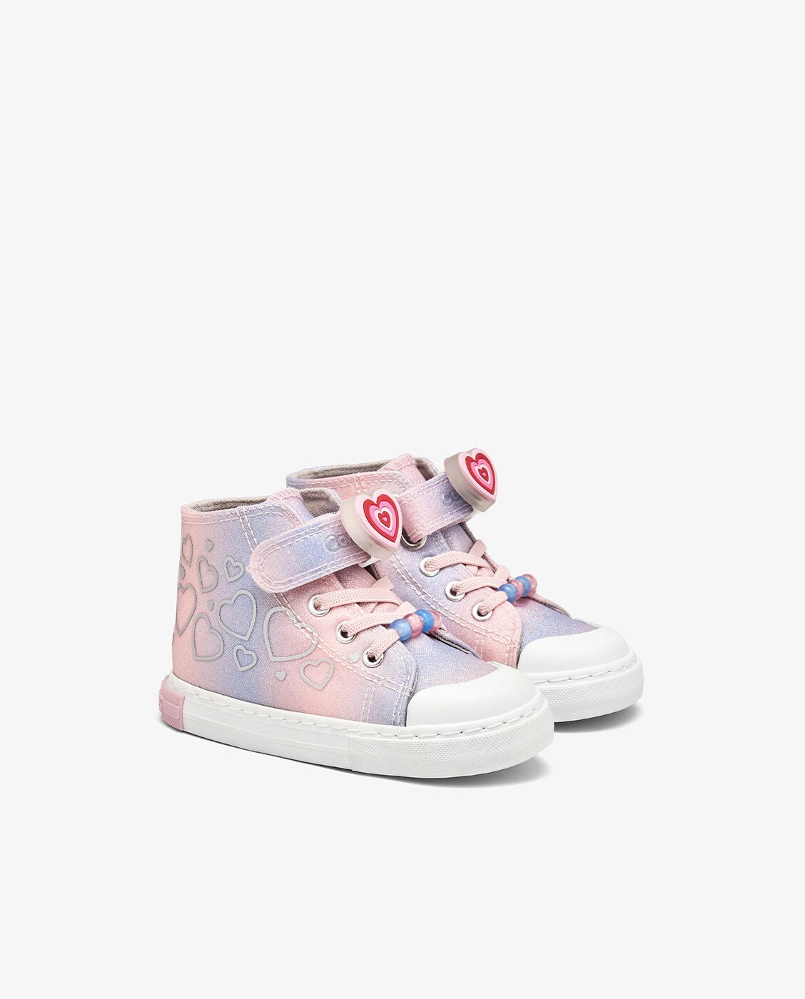 Zapatillas altas de niña con luz multicolor - Conguitos - Rosa Rosa-2
