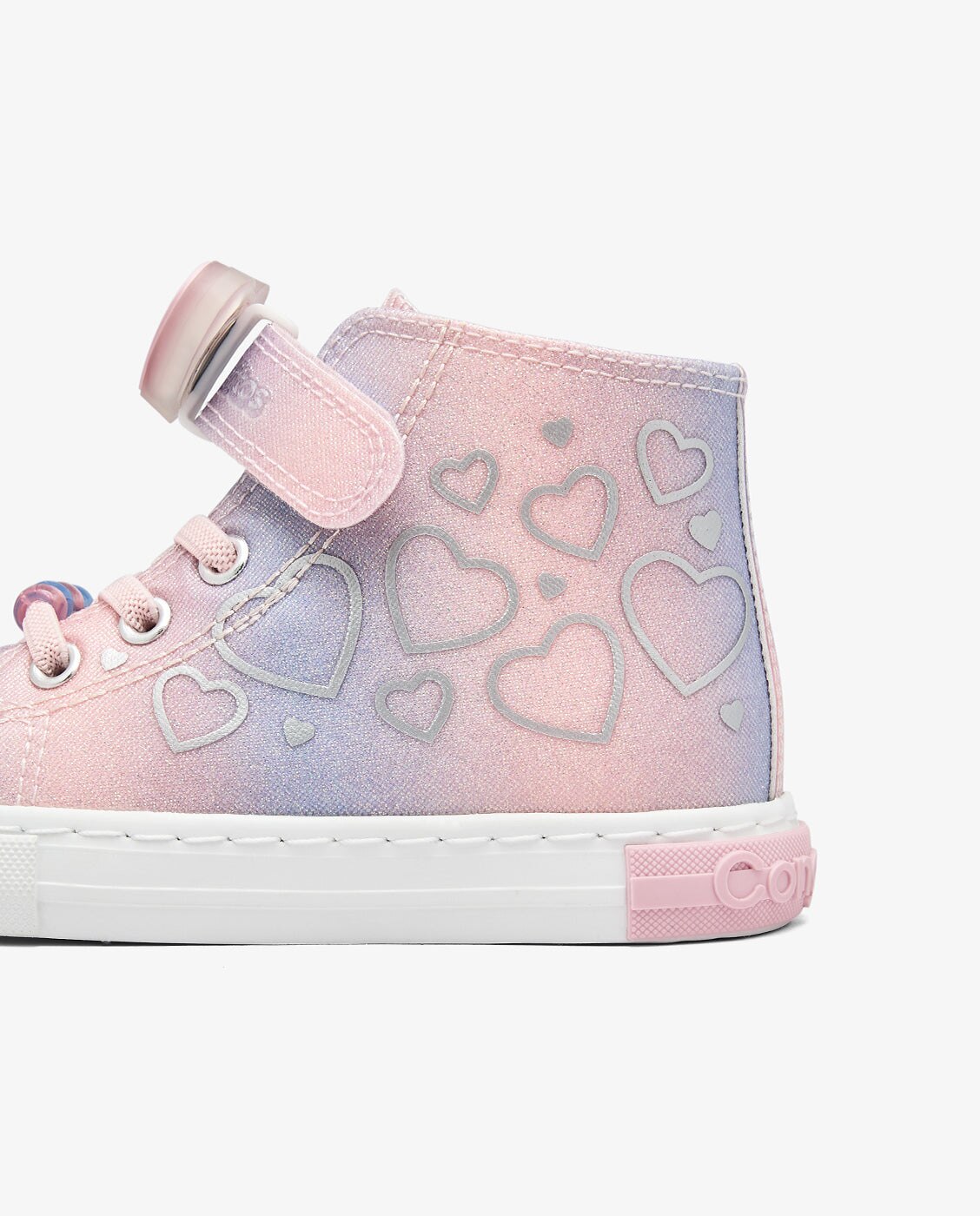 Zapatillas altas de niña con luz multicolor - Conguitos - Rosa Rosa-4