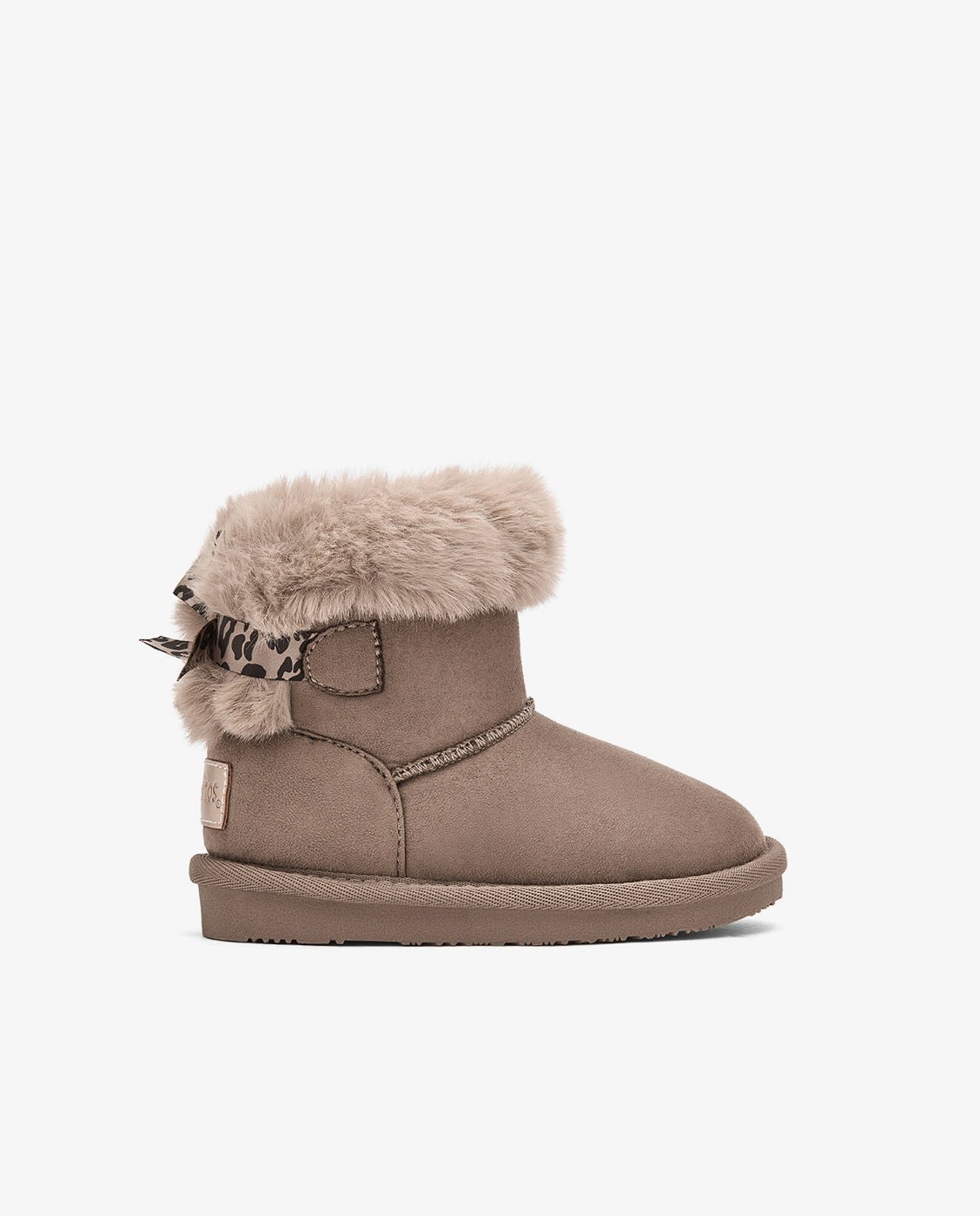 Imagen 1 de Botas de niña estilo australiana con lazo y forro de pelo - Conguitos - Marrón Marrón