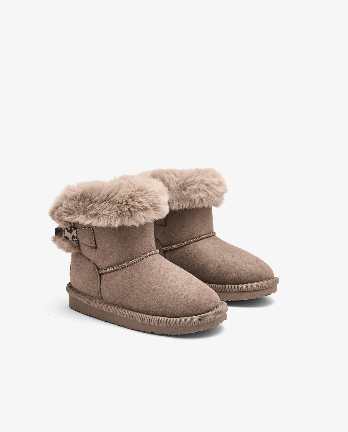 Imagen 2 de Botas de niña estilo australiana con lazo y forro de pelo - Conguitos - Marrón Marrón