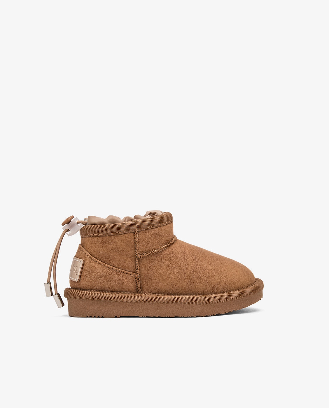 Imagen 1 de Botas de niña estilo australiana de corte bajo con cordón ajustable - Conguitos - Marrón claro Marrón claro