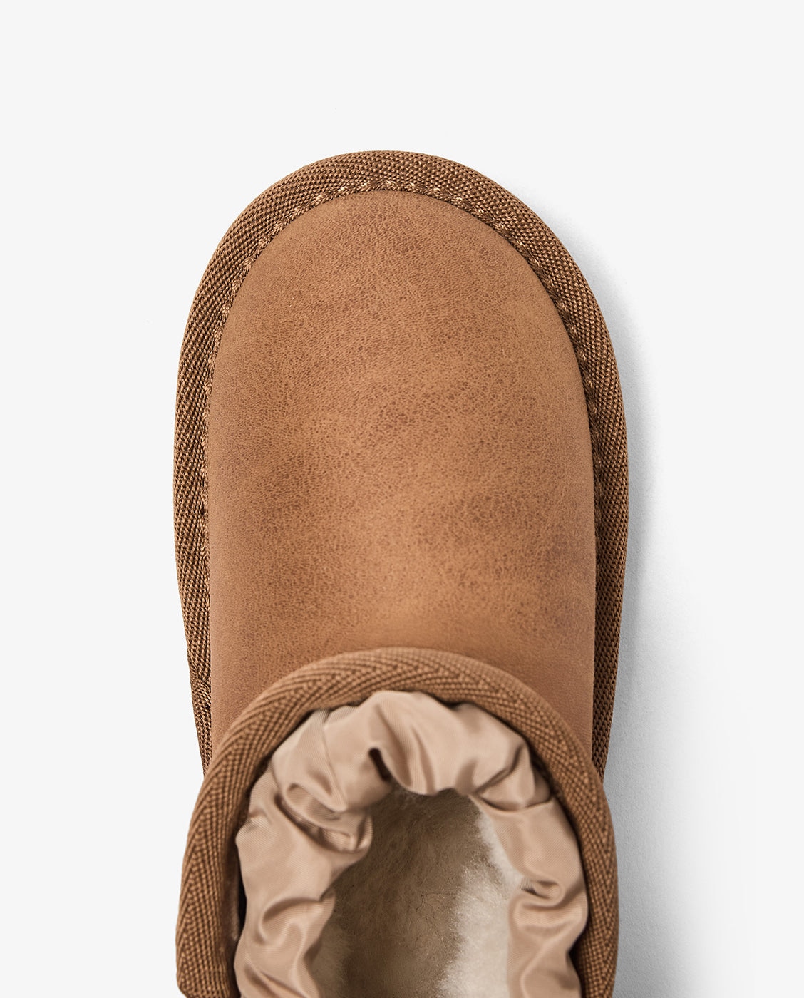Imagen 3 de Botas de niña estilo australiana de corte bajo con cordón ajustable - Conguitos - Marrón claro Marrón claro