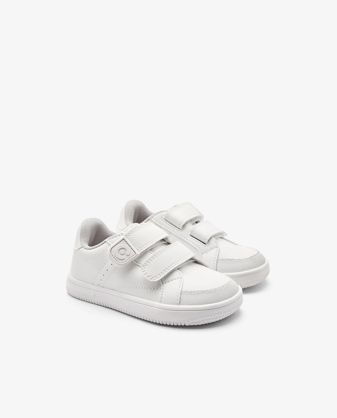 Zapatillas colegiales de niños barefoot con cierre adherente - Conguitos - Blanco Blanco-2