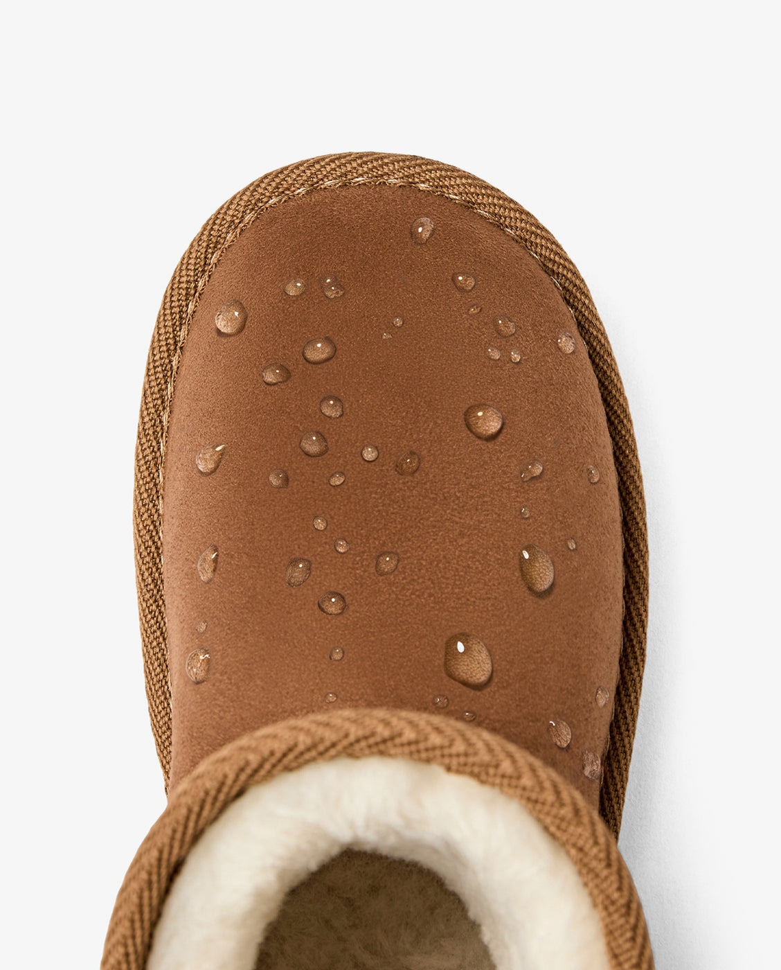 Imagen 3 de Botas australianas bajas de niña de microfibra con forro de pelo b&w - Conguitos - Marrón claro Marrón claro
