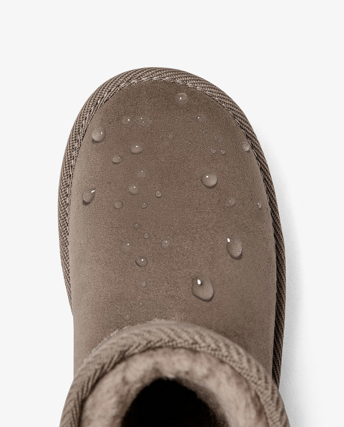 Imagen 3 de Botas australianas bajas de niña de microfibra con forro de pelo b&w - Conguitos - Topo Topo