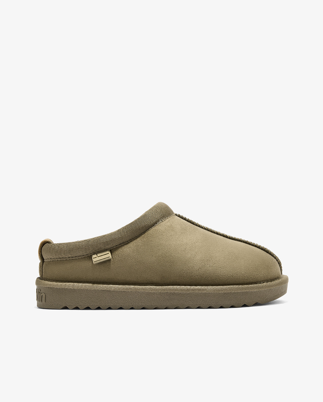 Imagen 0 de Zuecos unisex estilo australianas de microfibra con forro de pelo nordic lite clog Kaki