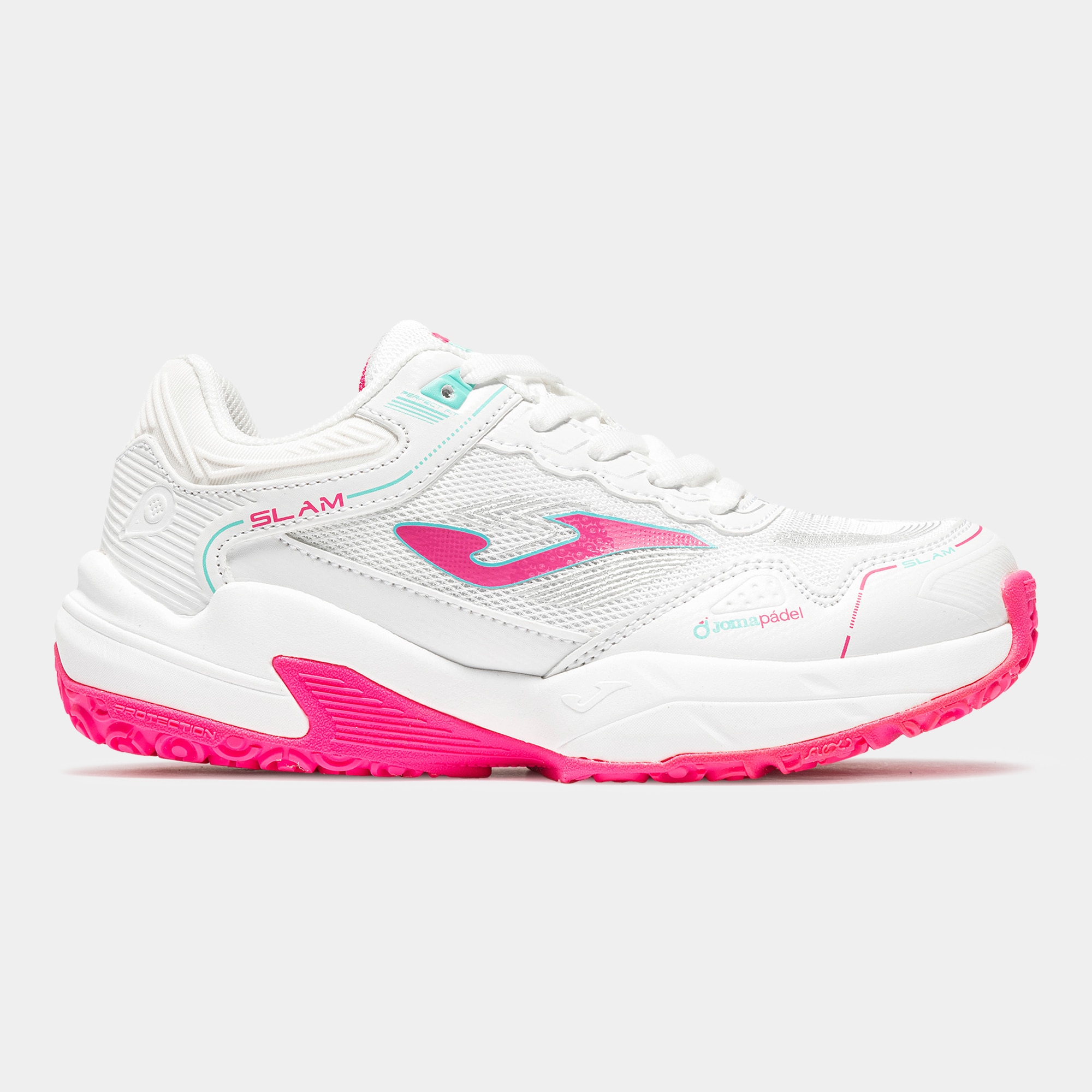 Zapatillas pádel unisex Slam jr 26 Joma - Rosa Rosa-1