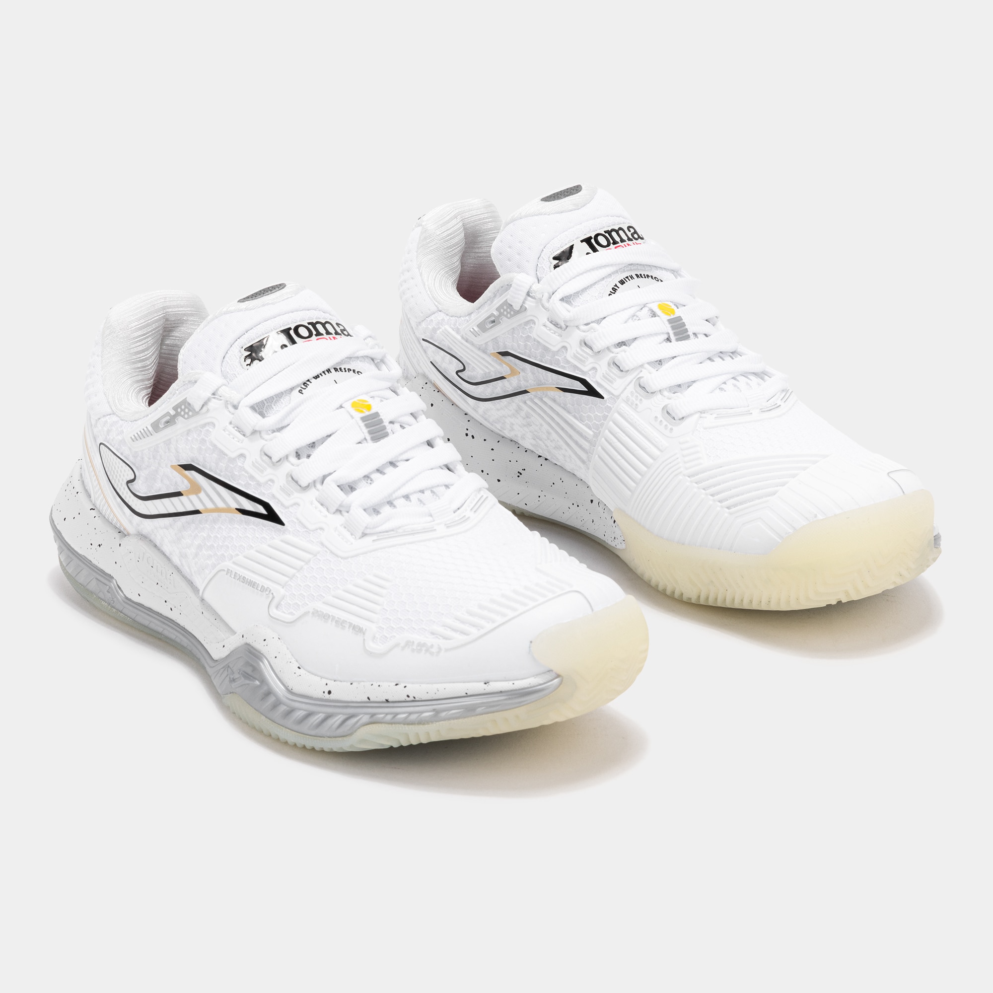 Zapatillas tenis unisex Point lady 26 Joma - Blanco Blanco-2