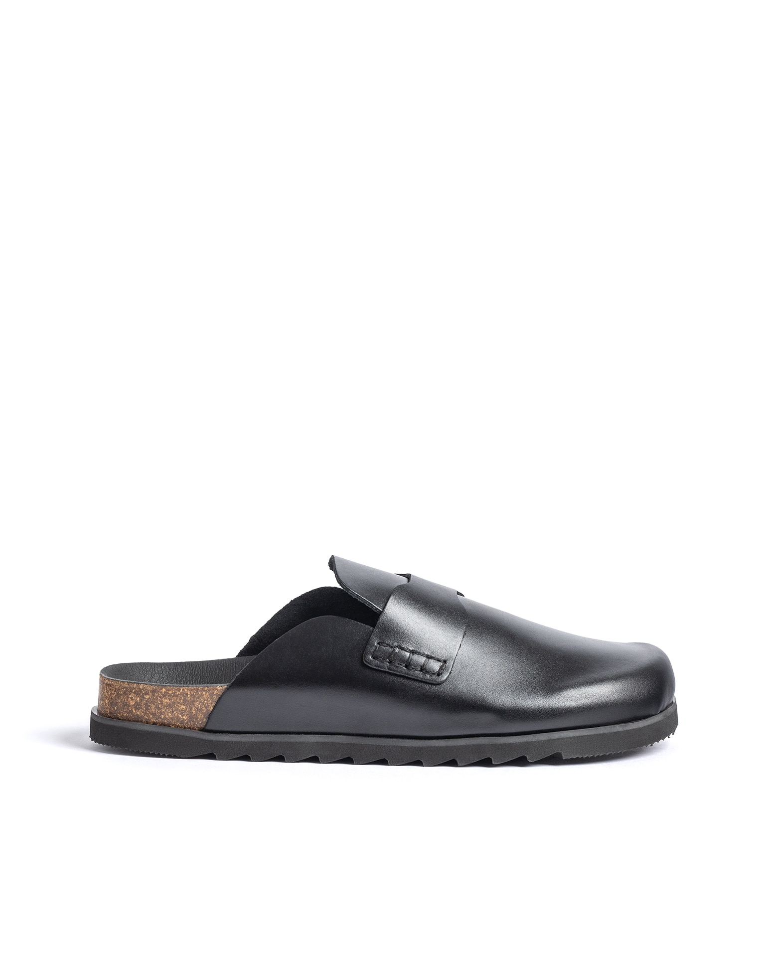 Zuecos de hombre de piel - Yokono - Negro Negro-1