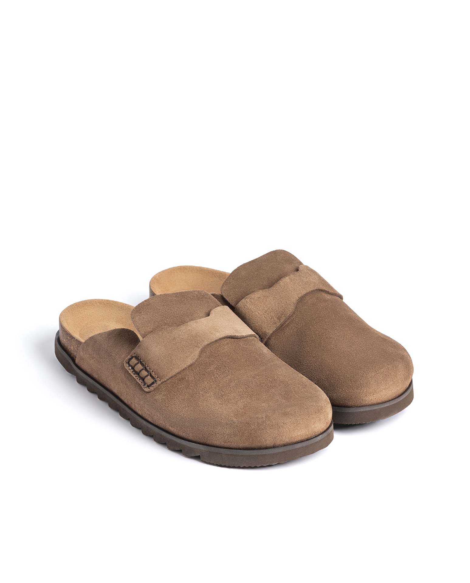 Zuecos de hombre de piel - Yokono - Marrón Marrón-2