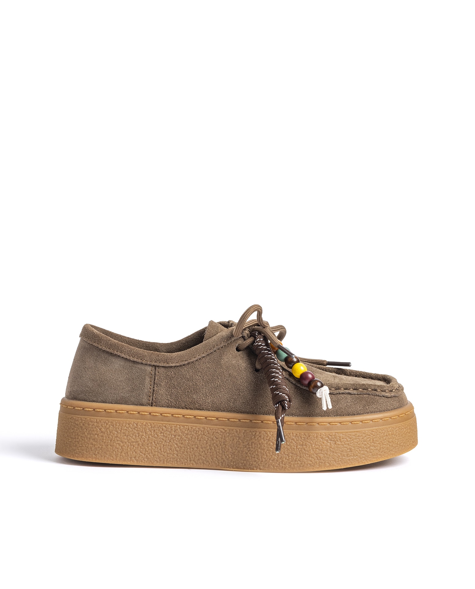 Zapatos de cordones de mujer de piel - Yokono - Marrón Marrón-1