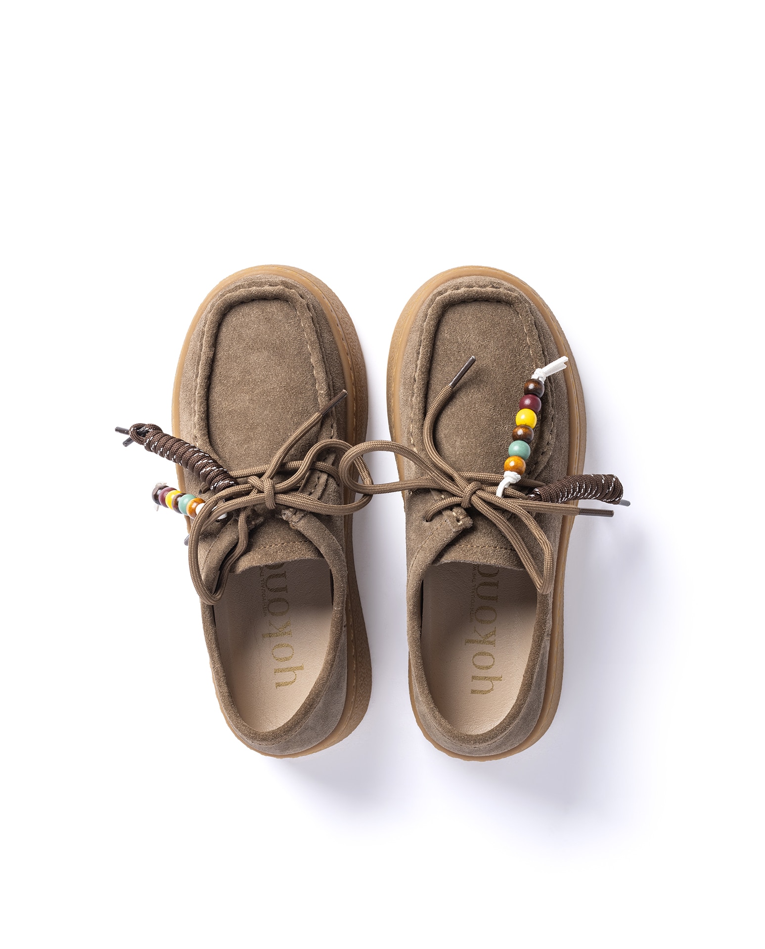 Zapatos de cordones de mujer de piel - Yokono - Marrón Marrón-3