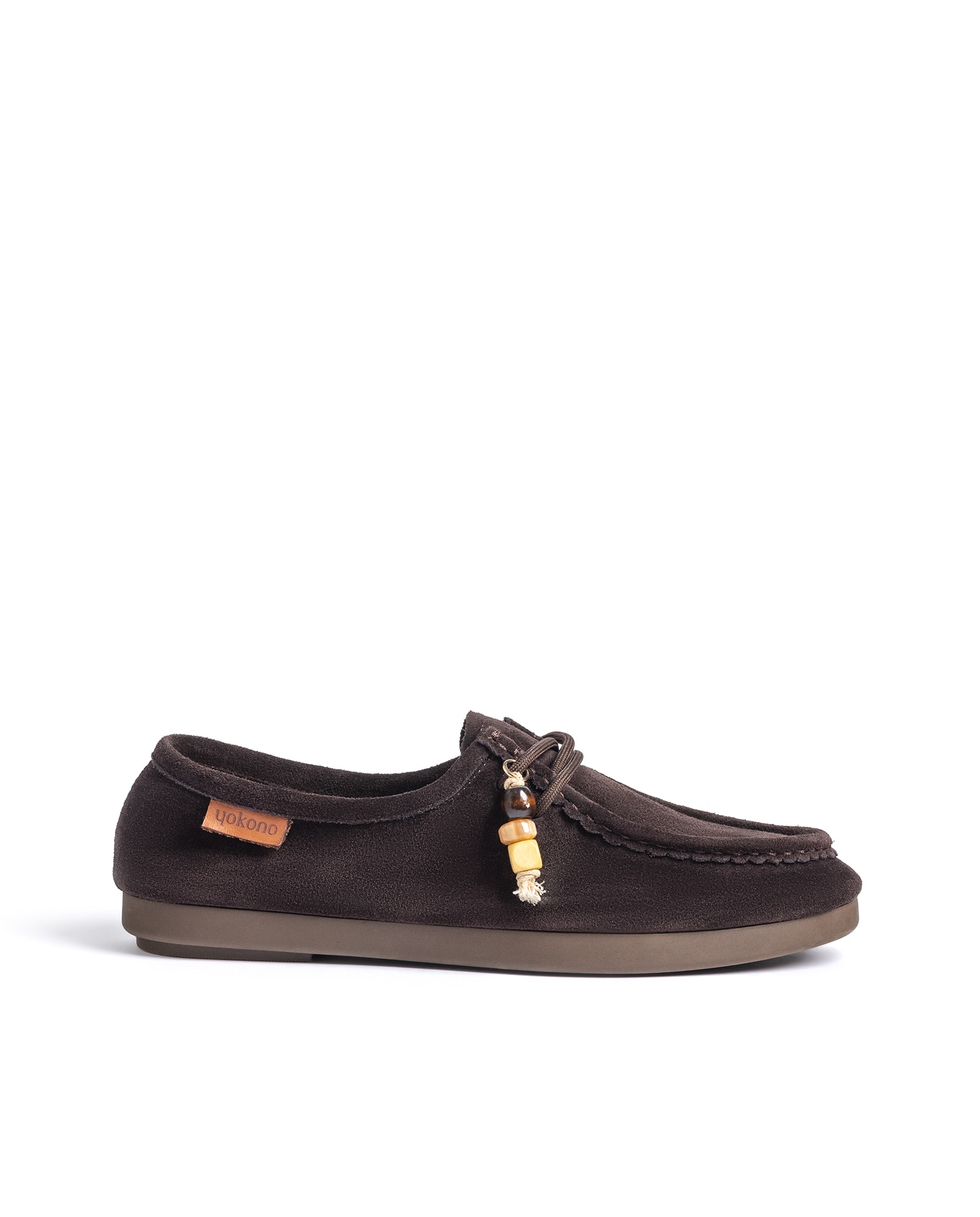 Zapatos confort de mujer de piel - Yokono - Marrón oscuro Marrón oscuro-1