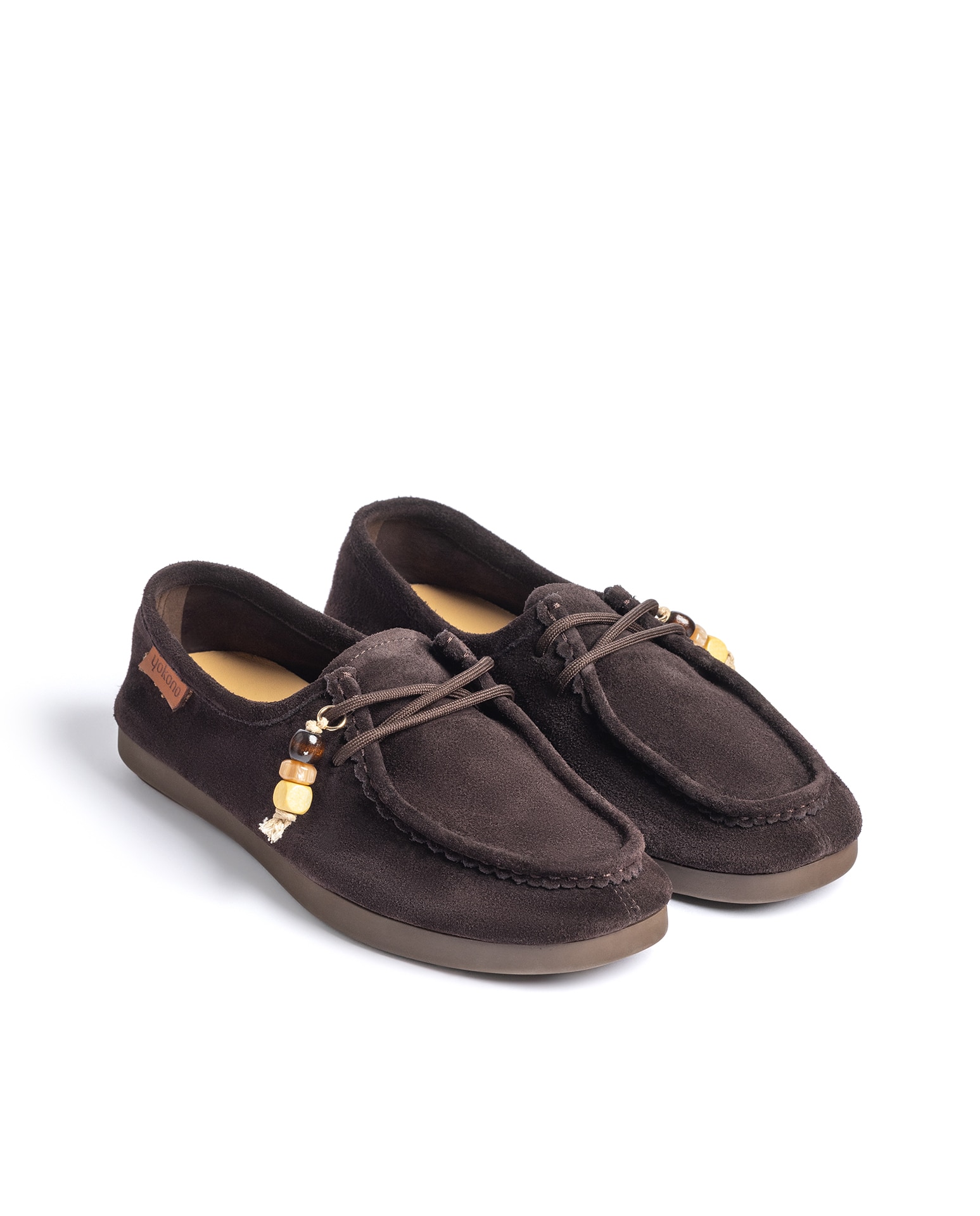Zapatos confort de mujer de piel - Yokono - Marrón oscuro Marrón oscuro-2