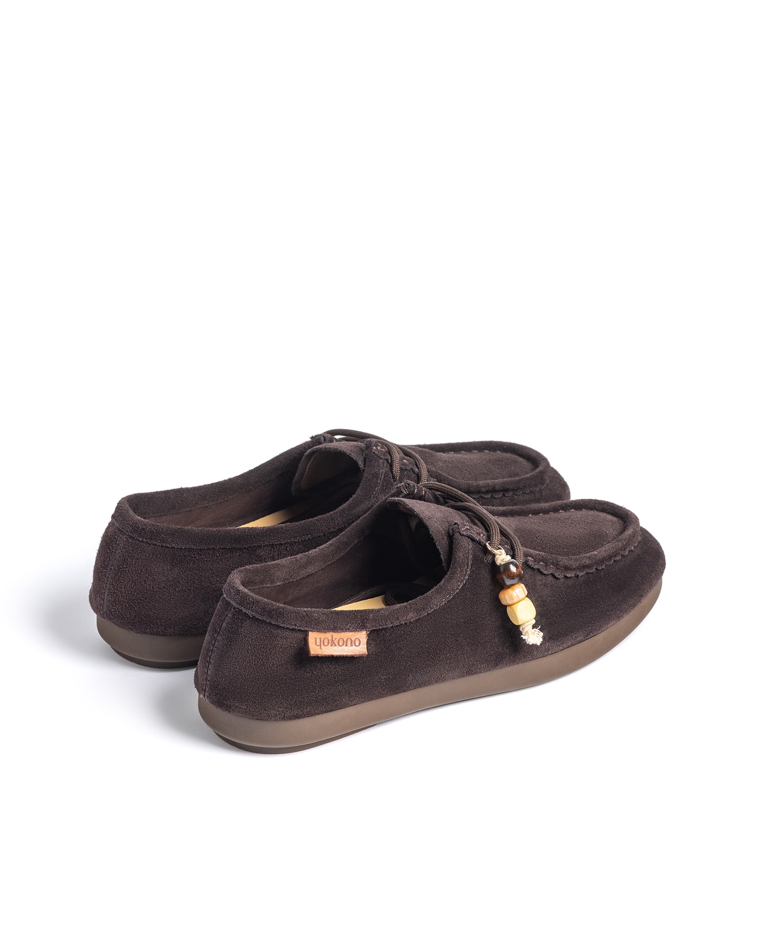 Zapatos confort de mujer de piel - Yokono - Marrón oscuro Marrón oscuro-4